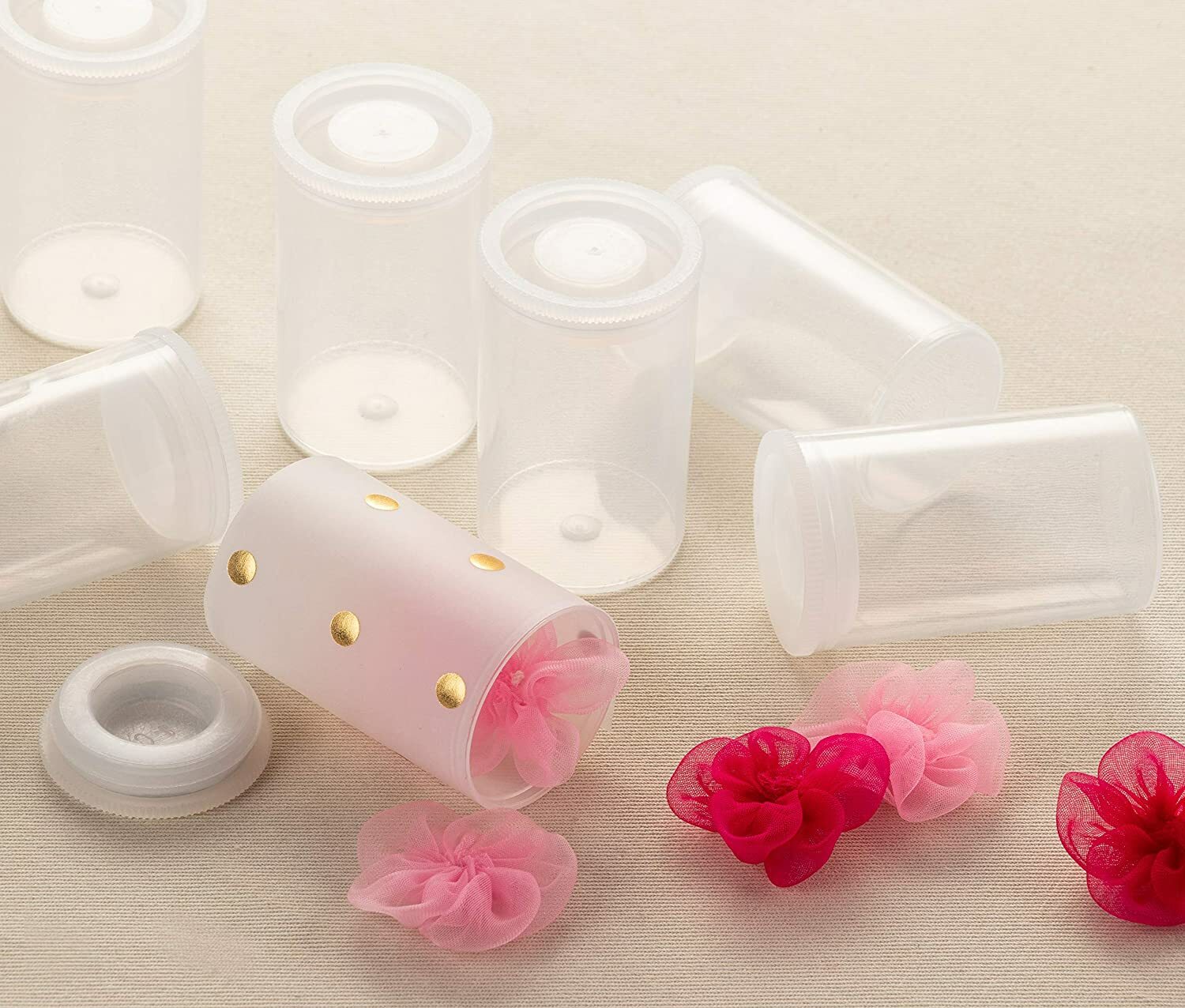 20000ct 35mm Clear Film Canisters Transparent Storage Containers Small Accessory