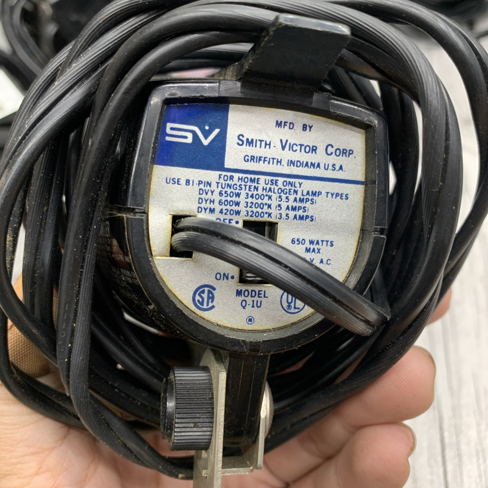 Vintage Assorted Movie Lights (10)- Sylvania, GE, Smith Victor, Penncrest, Kenco