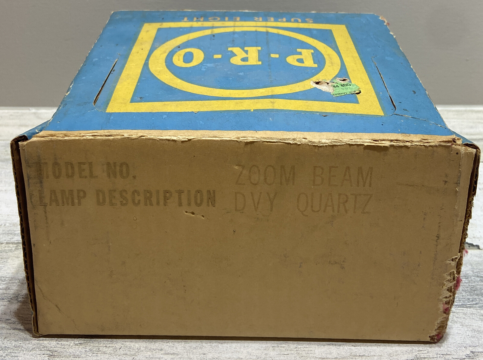 GE Super 8 PRO Movie Light Movielite Zoom Beam Model 75, Needs New Bulb