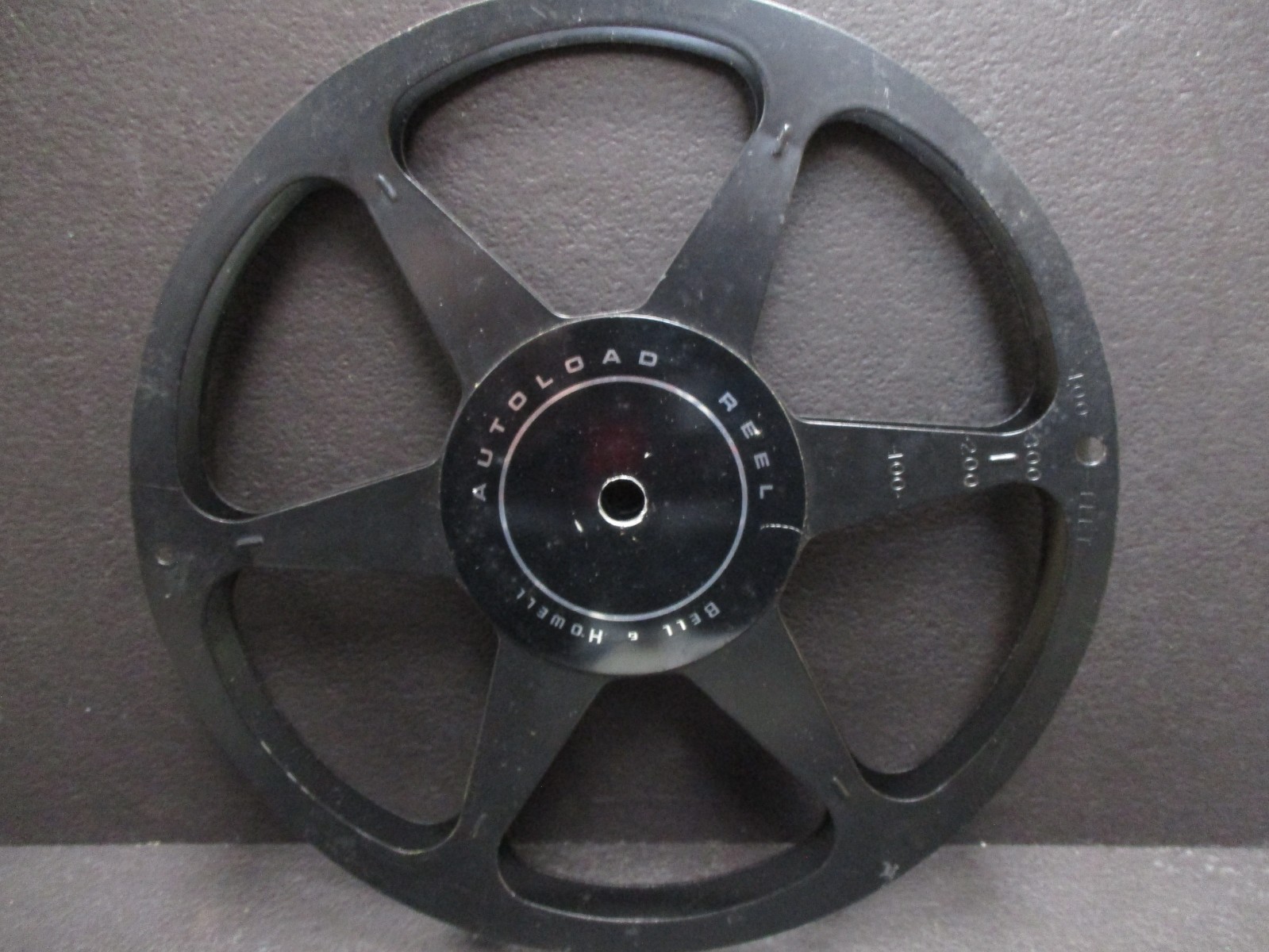 Bell & Howell 400′ metal take-up reel for 8mm projector models small hole