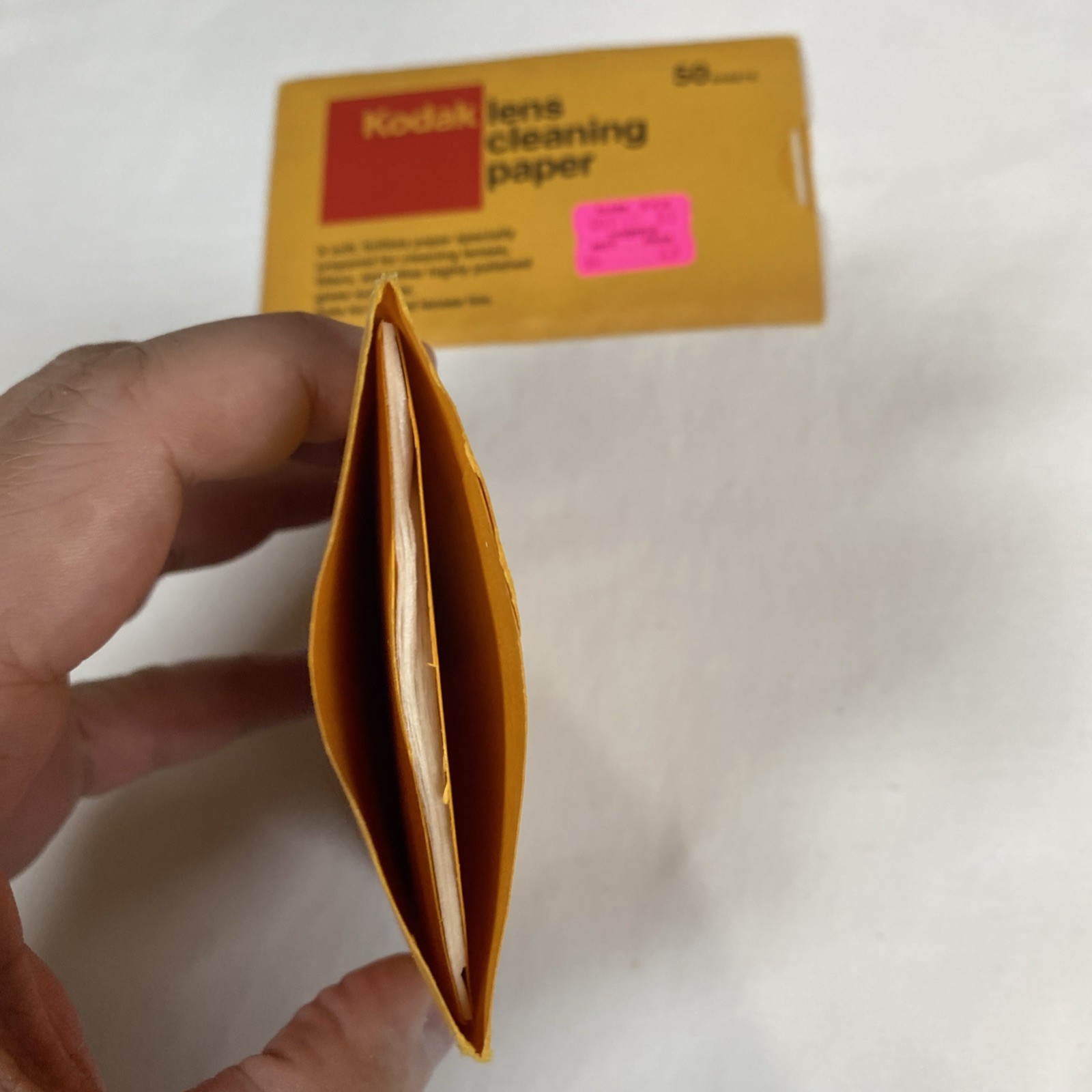 Kodak 2 lens cleaning paper up to 50 sheets per sleeve Vintage Parts & Accessori