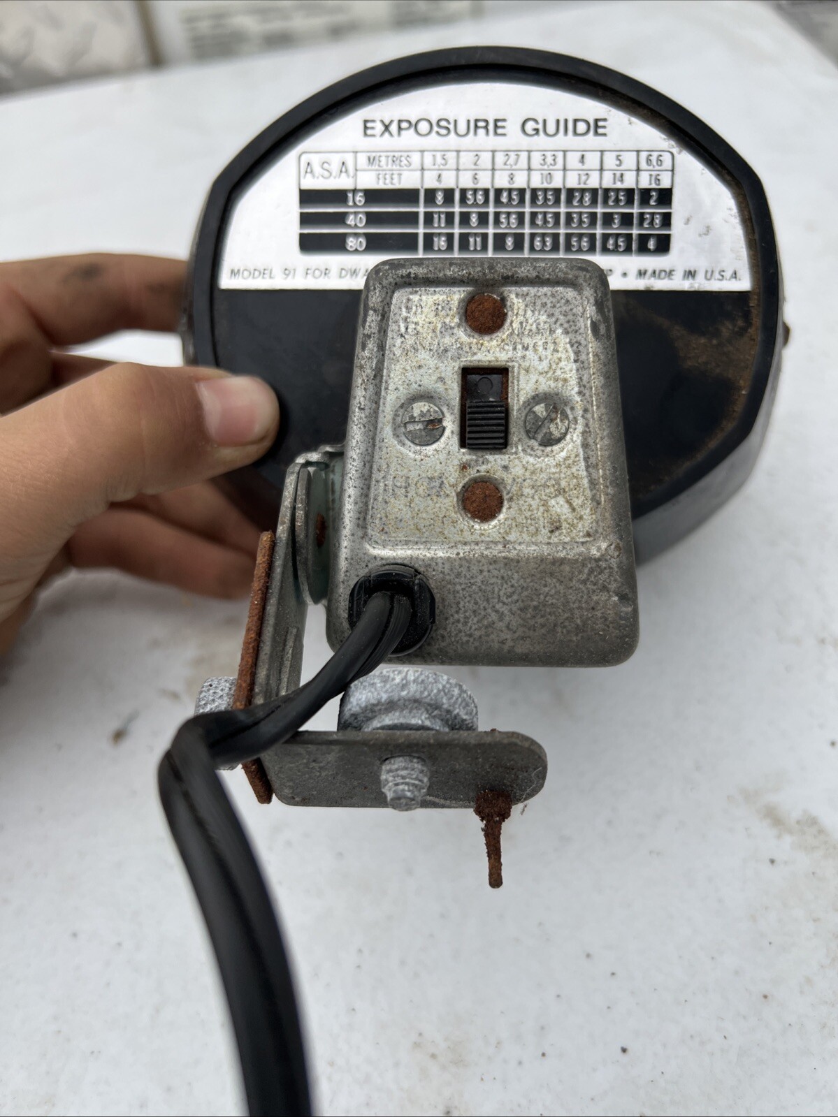 Vintage Acme-Lite Cameralite by GE Top Mount light for Super 8 Cameras UNTEStED