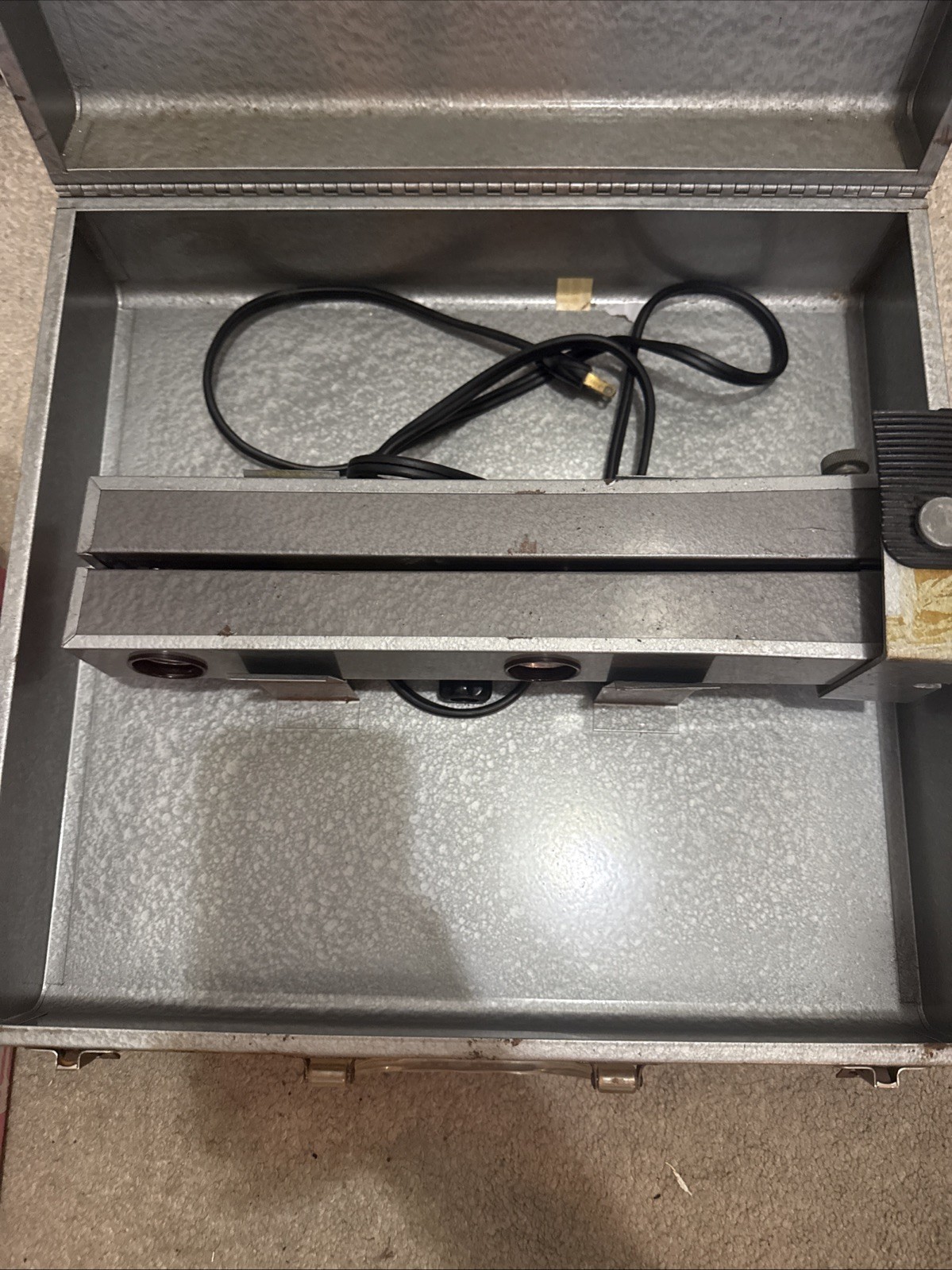 Rare Vintage CKC Model 150 Portable Cine Illuminator 4-Light Kit Sylvania Lights