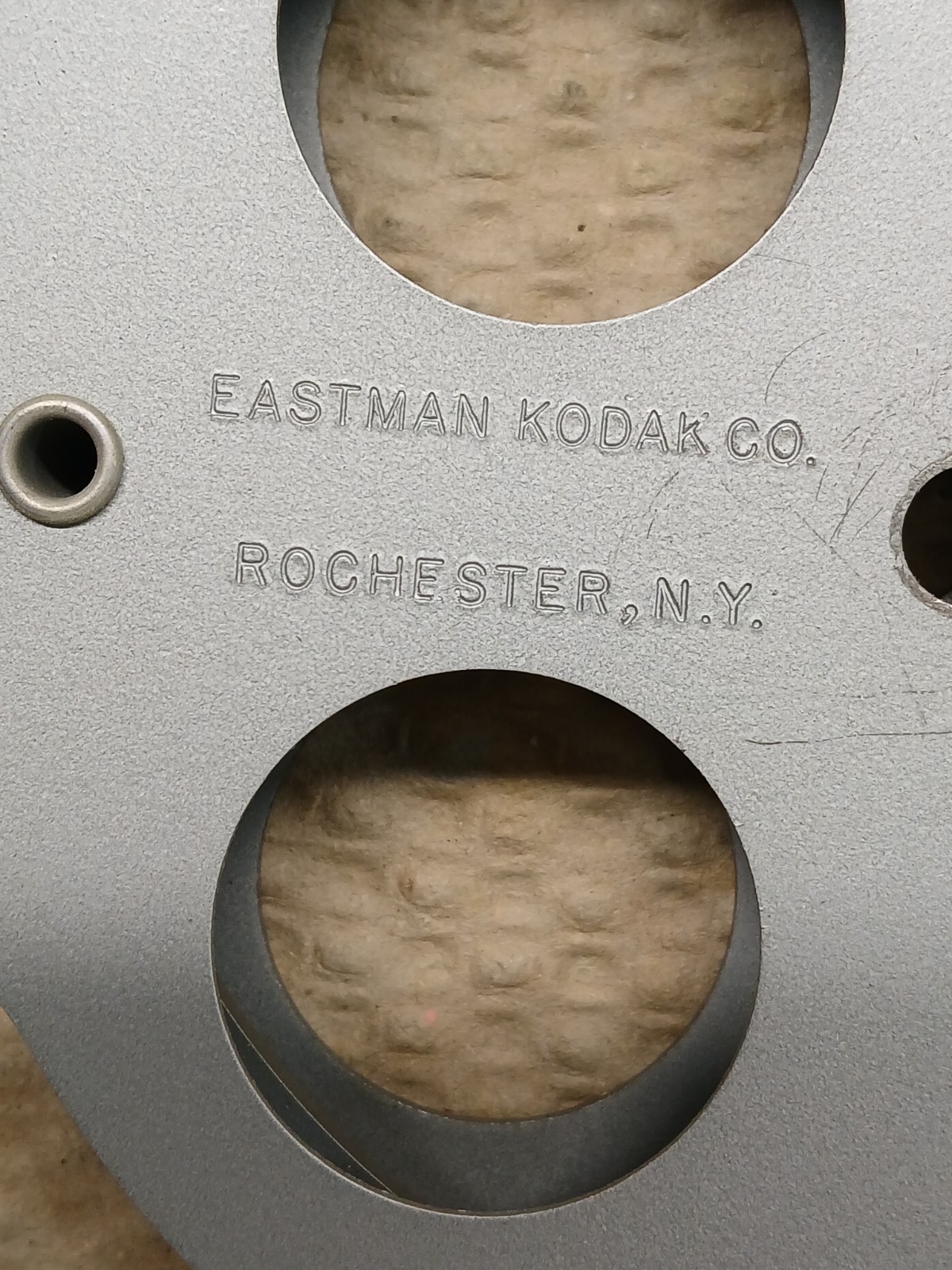 Eastman Kodak 16mm 1600 Ft Metal Film Reel & Can Military Spec MIL-R-214D USA