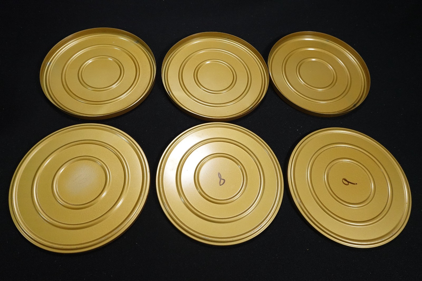 1960 Logan De Luxe Movie Reel Chest 11 – 8MM Cans/ EmptyContainers Only No Reels
