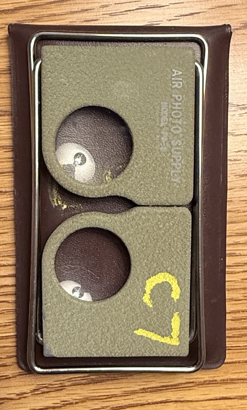Vintage Air Photo Supply Folding Stereo Slide Viewer w/ Case Made in Japan