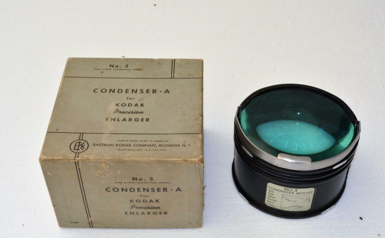 NOS? Kodak Condenser A No.3 for 3” Projection Lenses Kodak Precision Enlarger