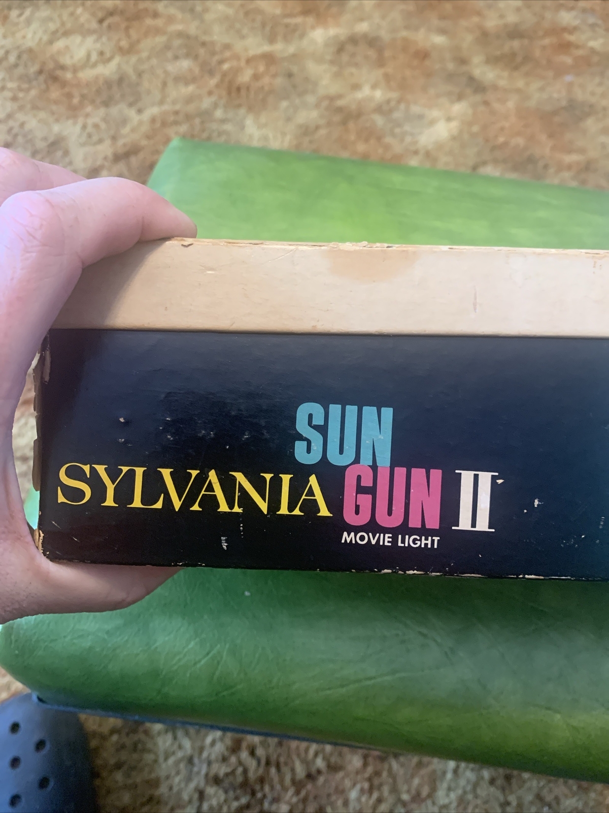 VTG Sylvania Sun Gun II Movie Light Model SG-55 W/ Original Box Tested Working