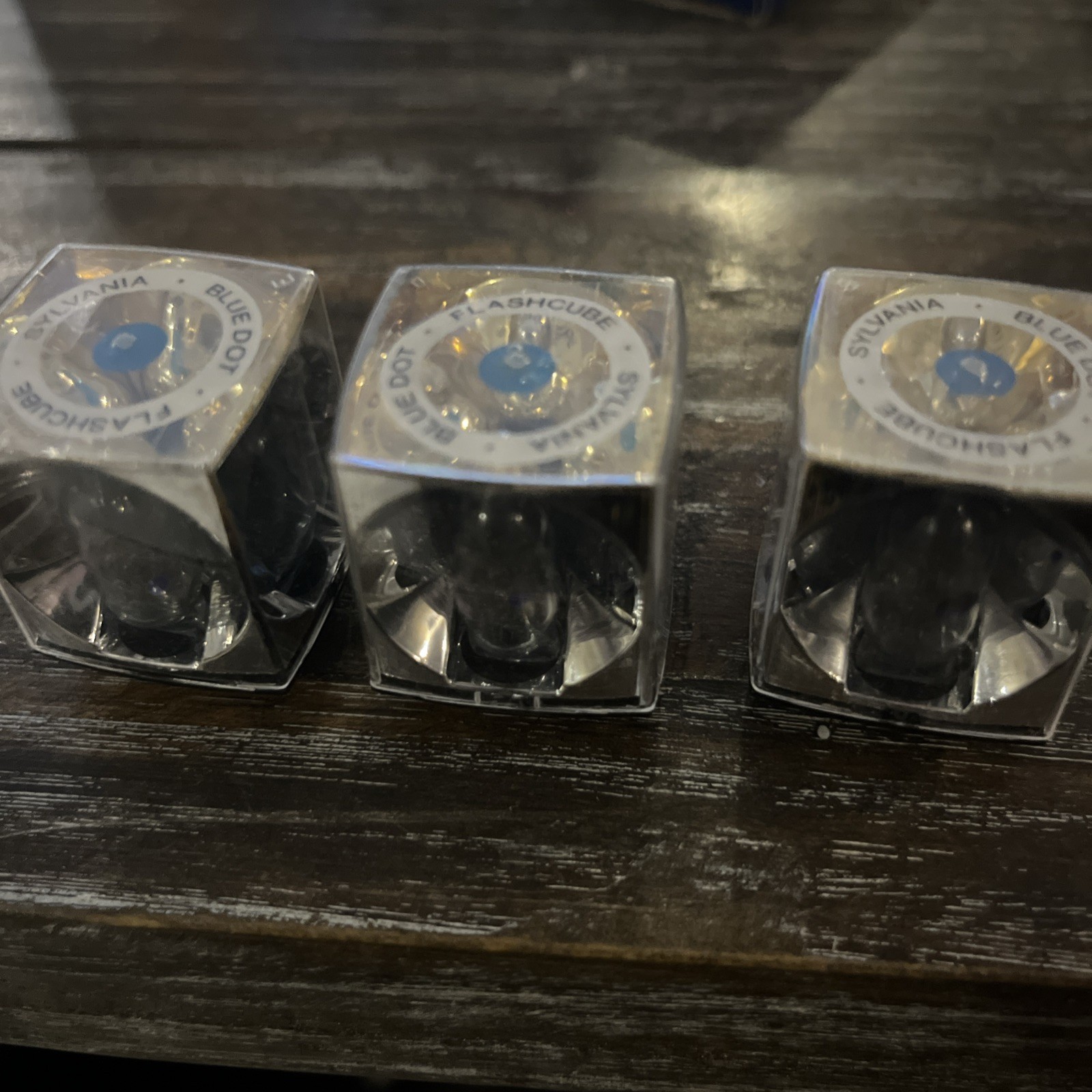 Sylvania Blue Dot Flashcubes Camera Flash Cubes 3 Pack 12 Flashes NEW OLD STOCK
