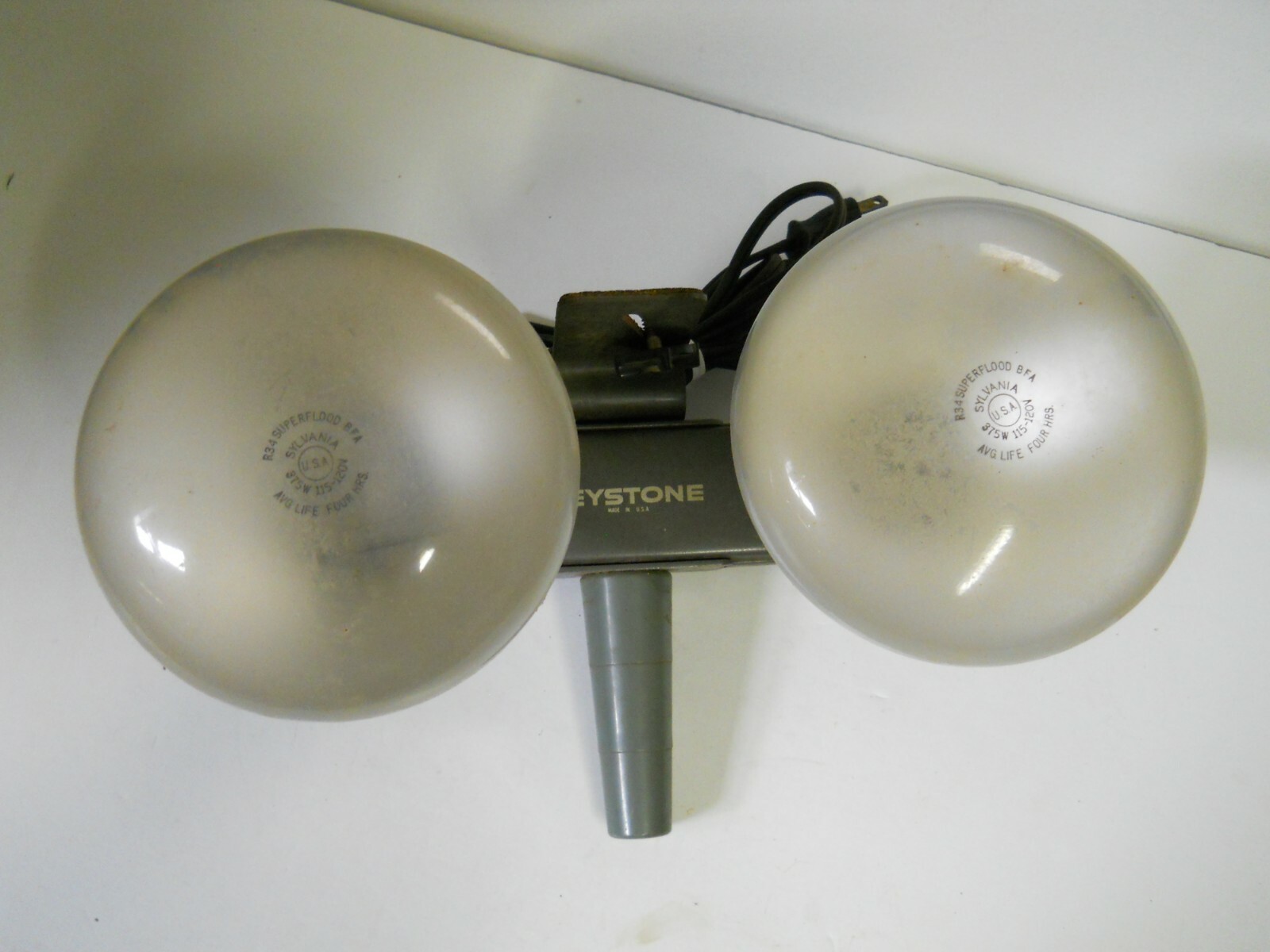 Vtg Keystone Exposure For Indoor Color Movies Dual Light E23714 Tested & Works