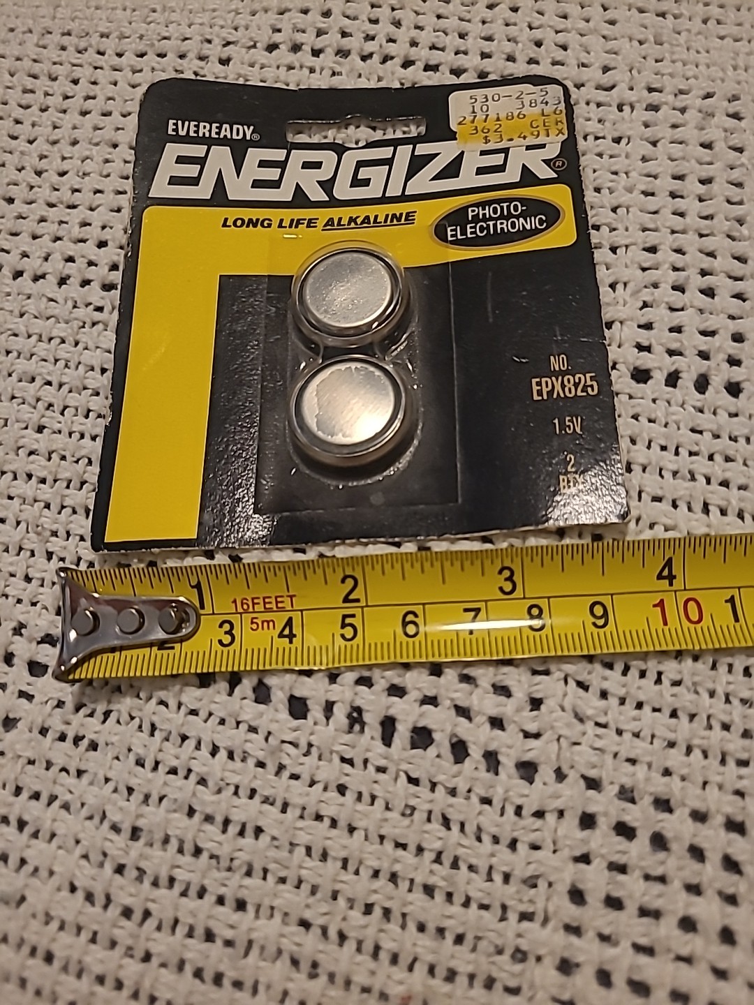 Vintage Photo Electronic Display Eveready Long Life Expired Visual Prop Use Only