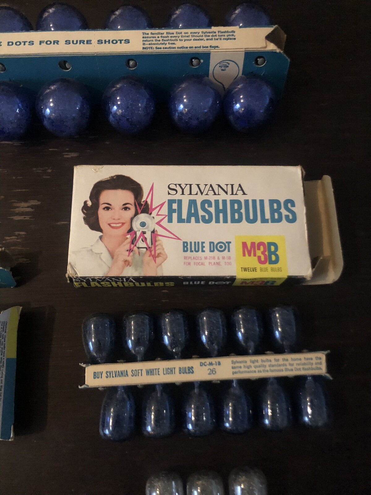 Sylvania Blue Dot Flashbulbs LOT M3