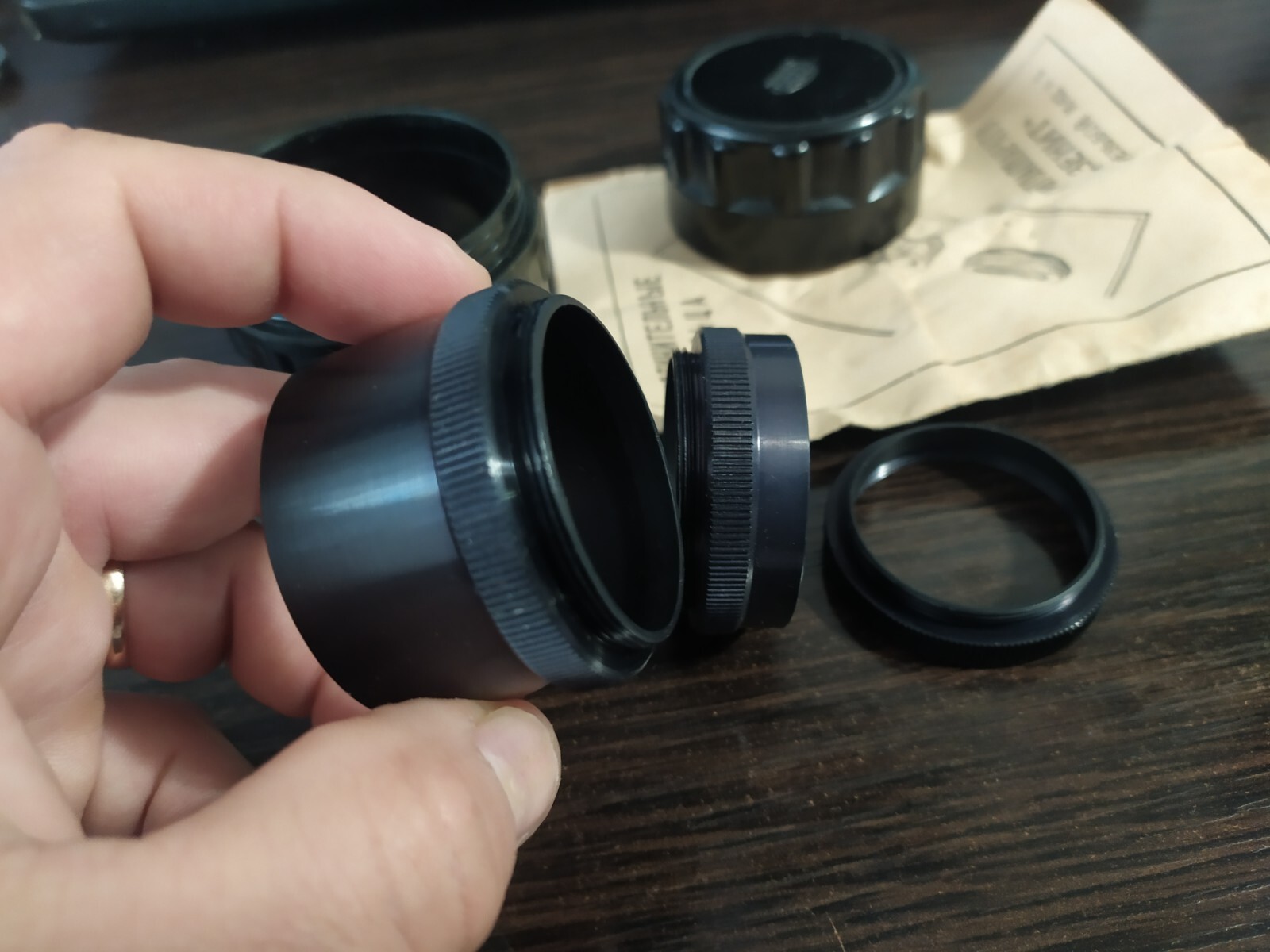 Vintage Extension rings for Zenit camera lenses Soviet accessory of USSR