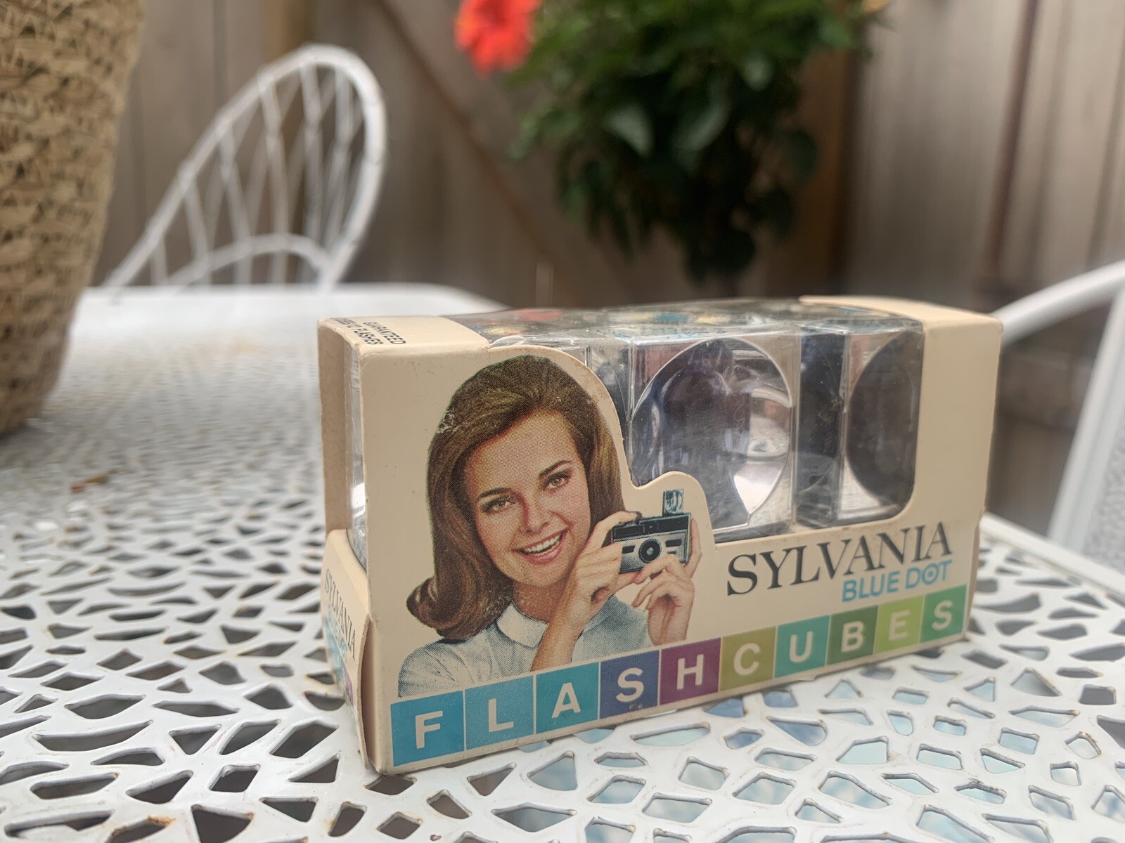 Vintage Sylvania Blue Dot Flashcubes 3 Cubes 12 Flashes for Camera New in Box