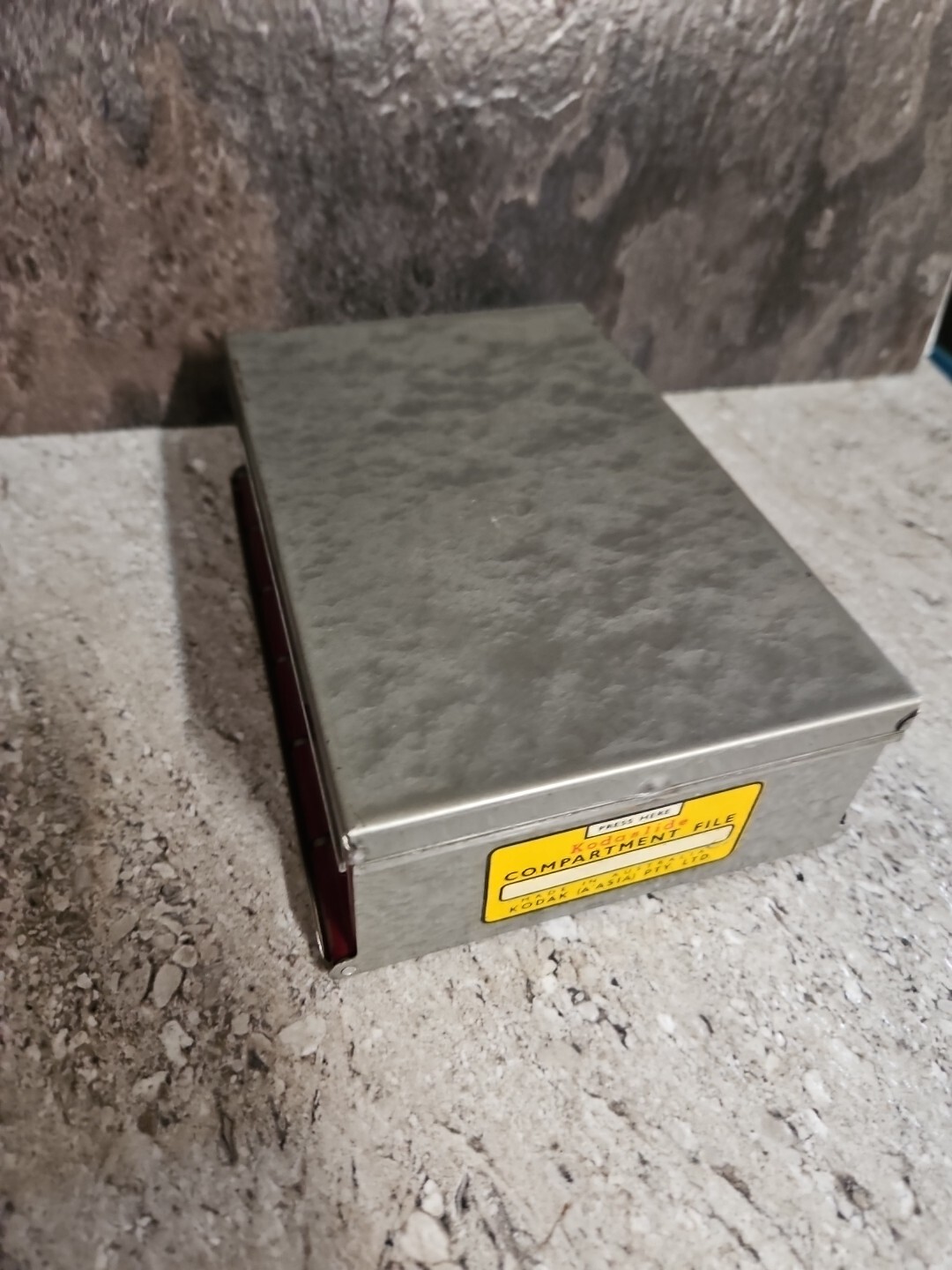 Vintage KODASLIDE Compartment File Kodak 35mm Slide Storage Box 1950’s/60’s