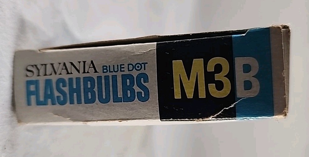 10 Vintage Sylvania Blue Dot Flash Bulbs M3b Flashbulbs For Camera,new Old Stock