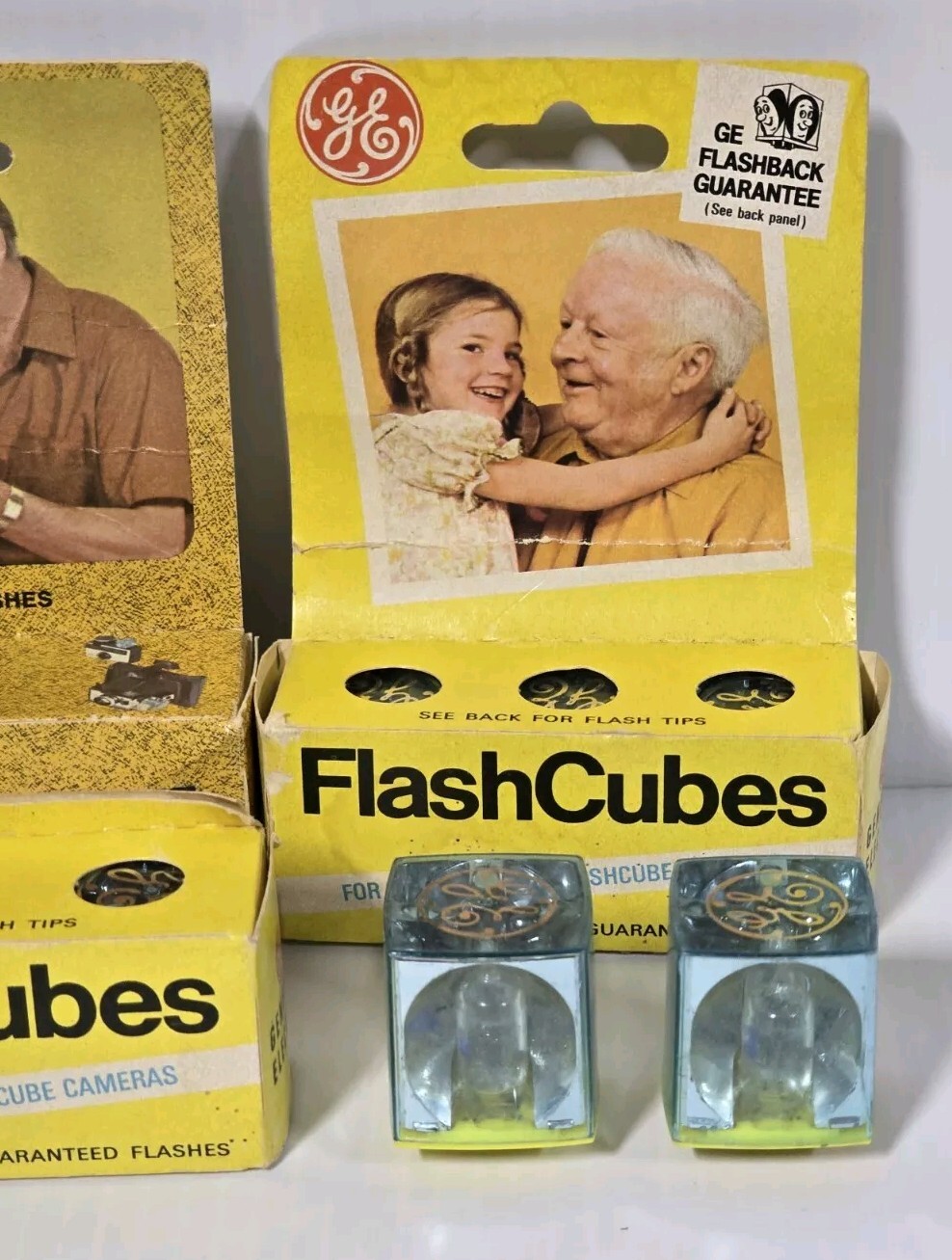 17 GE Flash Cubes Original Box 4 3cube Packs & 5 Loose NOS