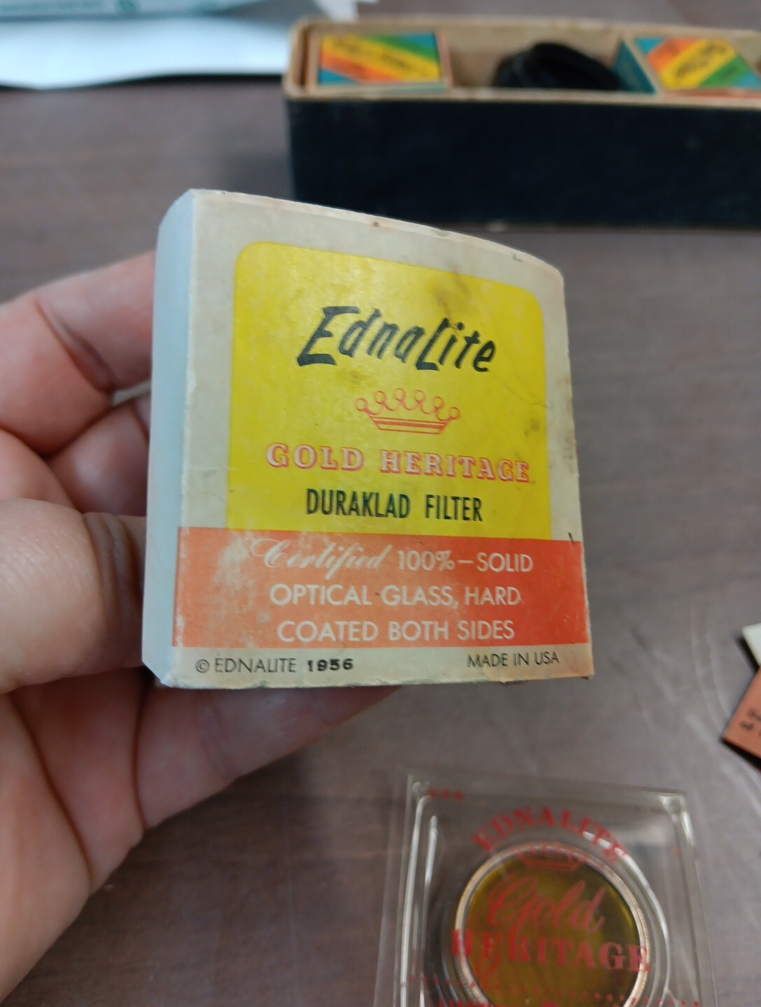EDNALITE Gold Duraklad Optical Glass Series 5 Filter Yellow Contrast (Camera A)