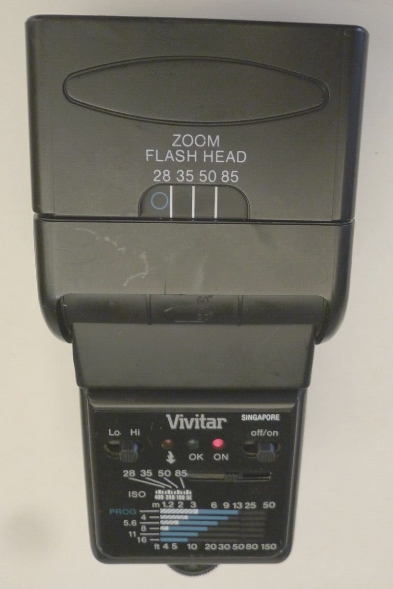 Vivitar Auto Focus Zoom 736AFC Hot Shoe Flash for Canon – TESTED