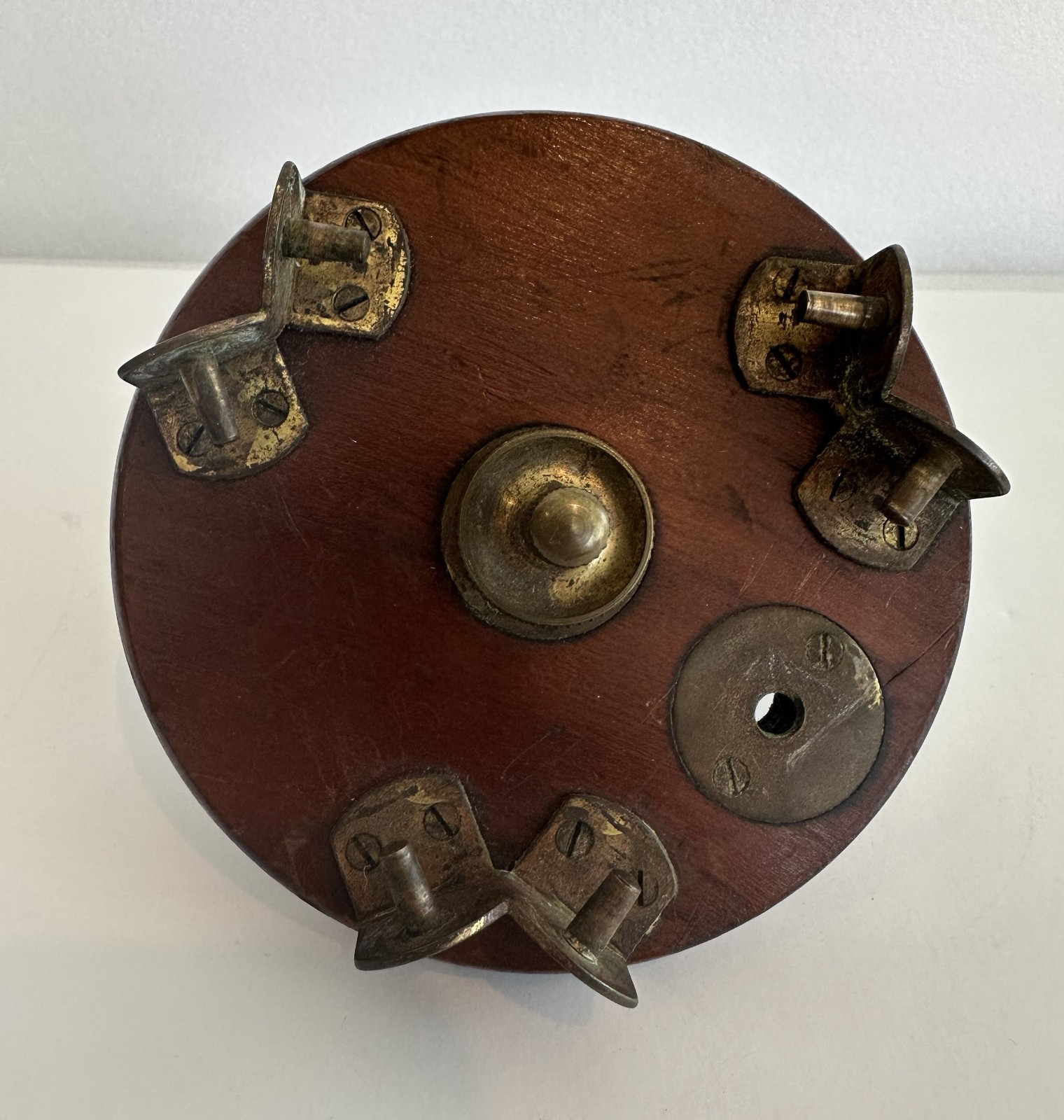 Antique Crown Tripod No. 1 Wood & Brass Folmer Graflex Corp Crown Rochester NY