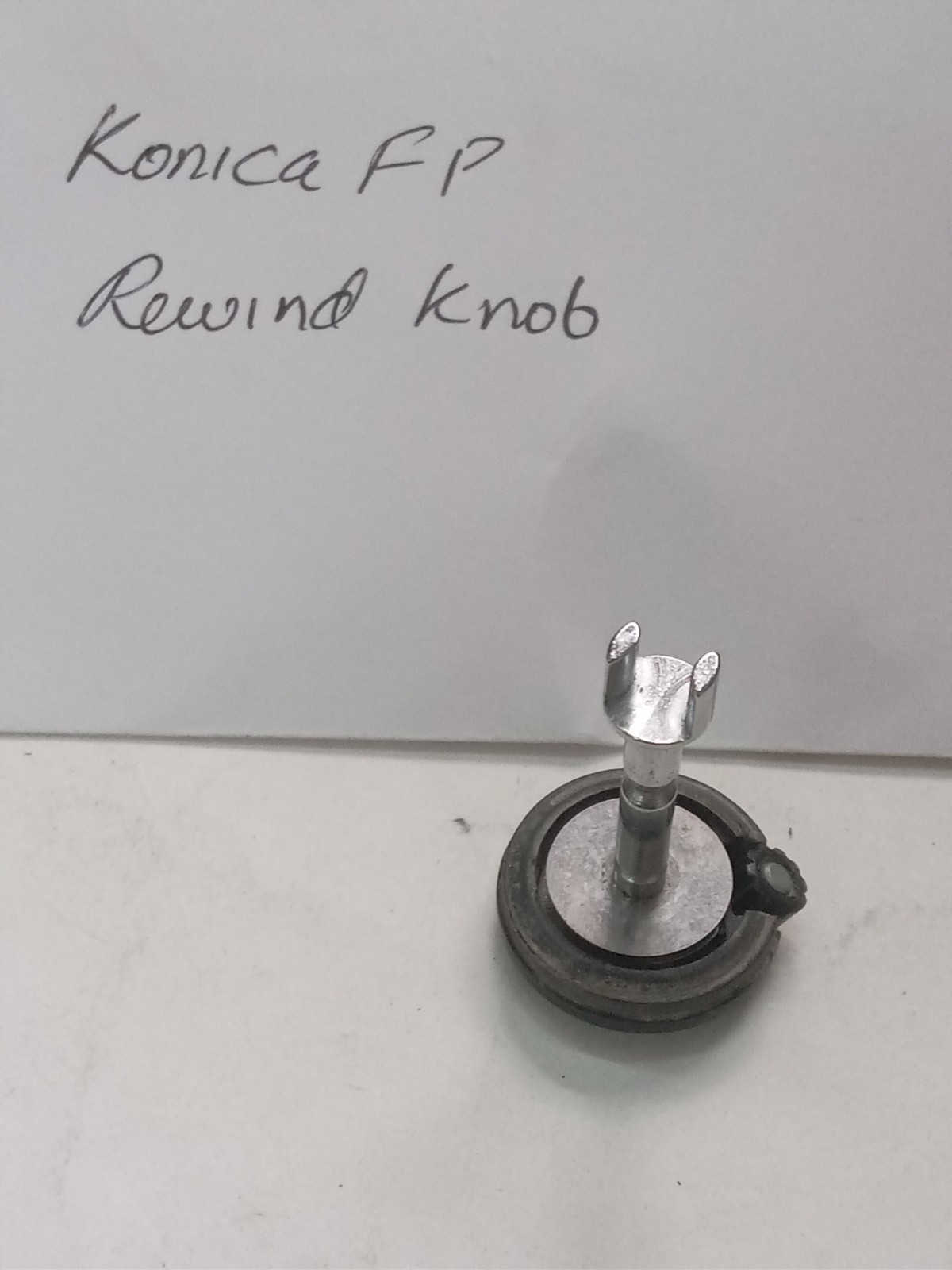 Black Konica FP Camera Film Rewind Knob Original Used Spare Part