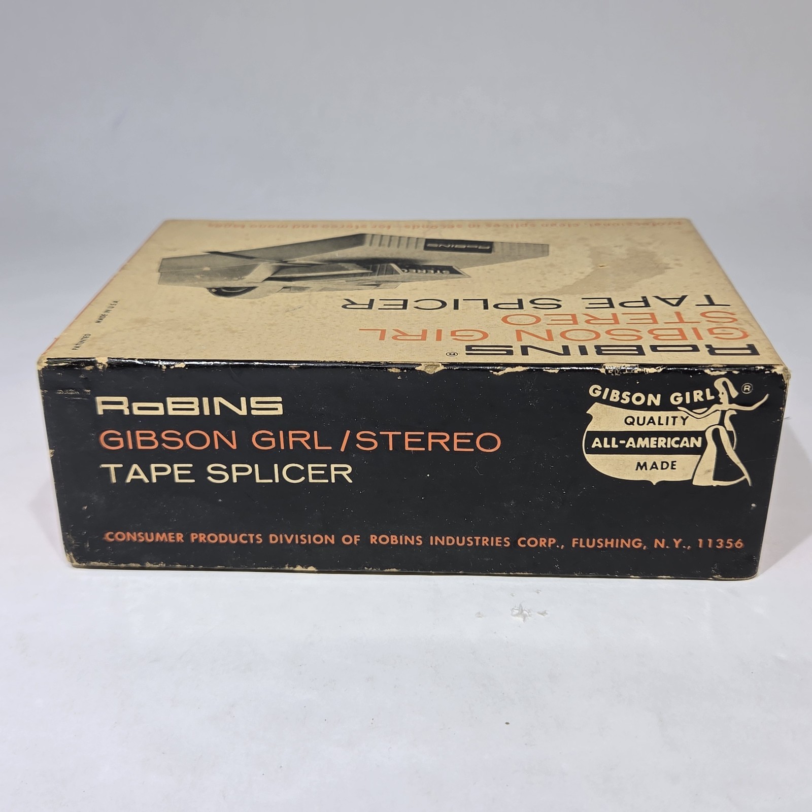 Robins Gibson Girl Stereo Tape Splicer TS-8D w Box Directions Parts