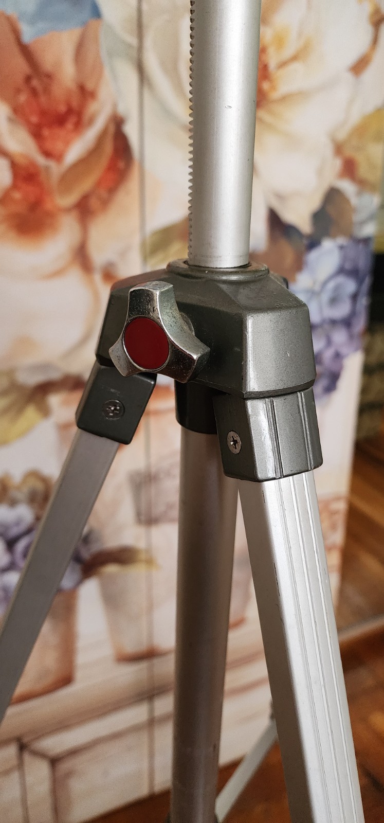 RARE Vintage Hollywood Tripod ACME-LITE (Japan) | Red Dial | Crank Lift | Studio