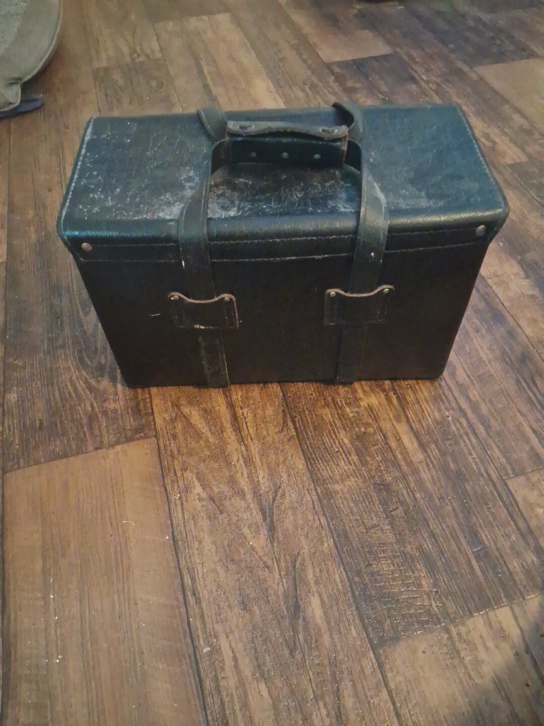 Vintage Coast Photographers Camera Bag Top Grain Cowhide Black Leather USA Made