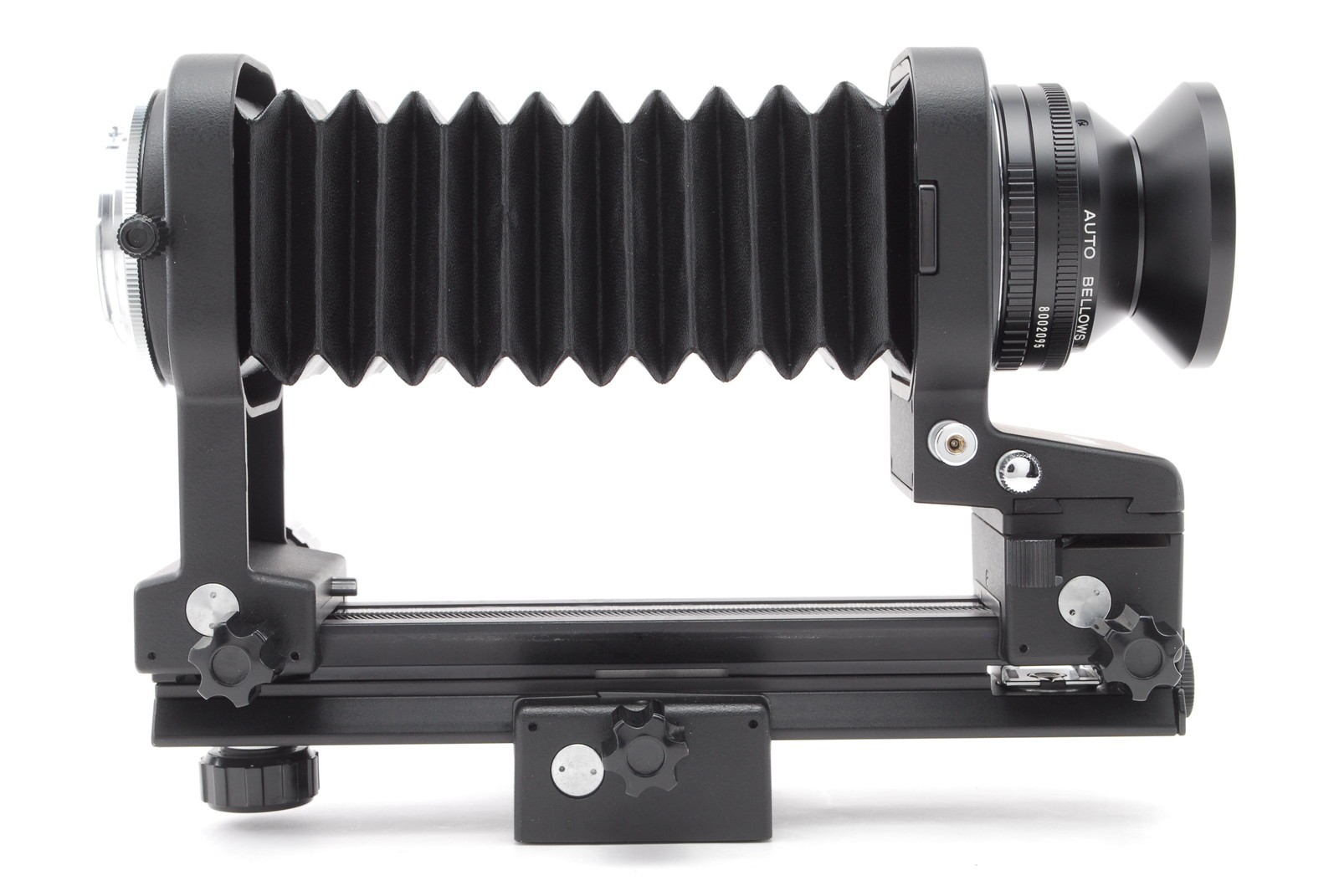 [Top MINT] Minolta Auto Bellows Macro Rokkor 100mm F/4 Lens + Bellows From JAPAN