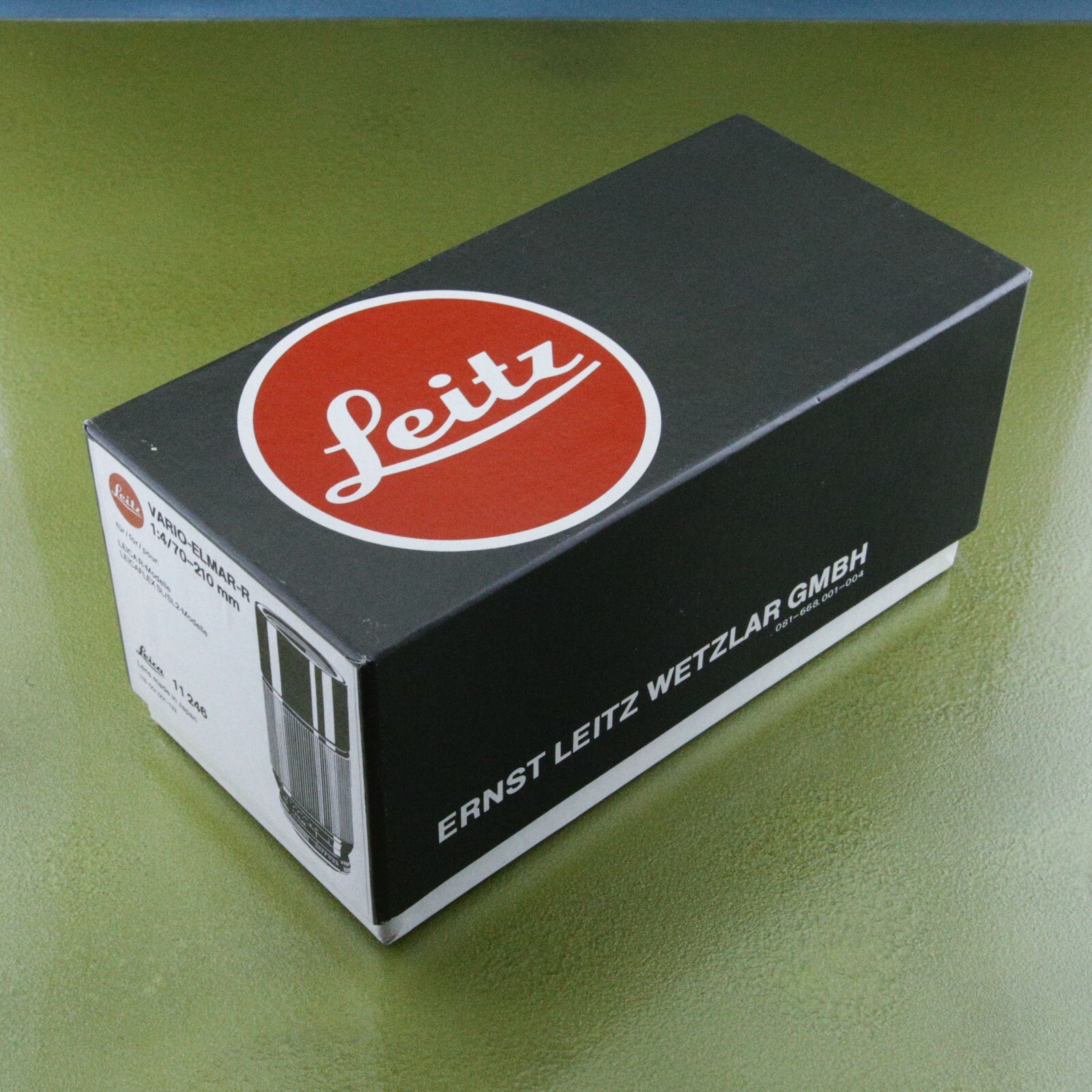 empty BOX VARIO ELMAR R 4 / 70-210, only BOX LEICA LEITZ packing wrapp 11246☆☆☆☆