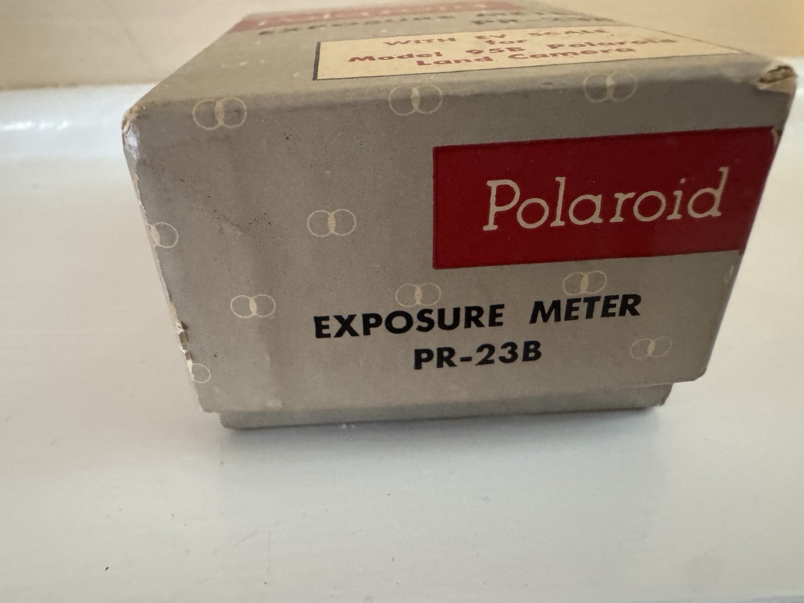 Vintage Polaroid Exposure Meter PR-23B w/ Box & Manual EV Scale
