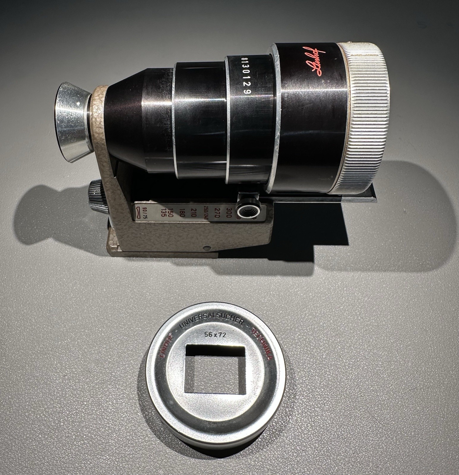 Schneider Linhof Universal Sucher Technika View Finder 4×5 with 56×72 Mask