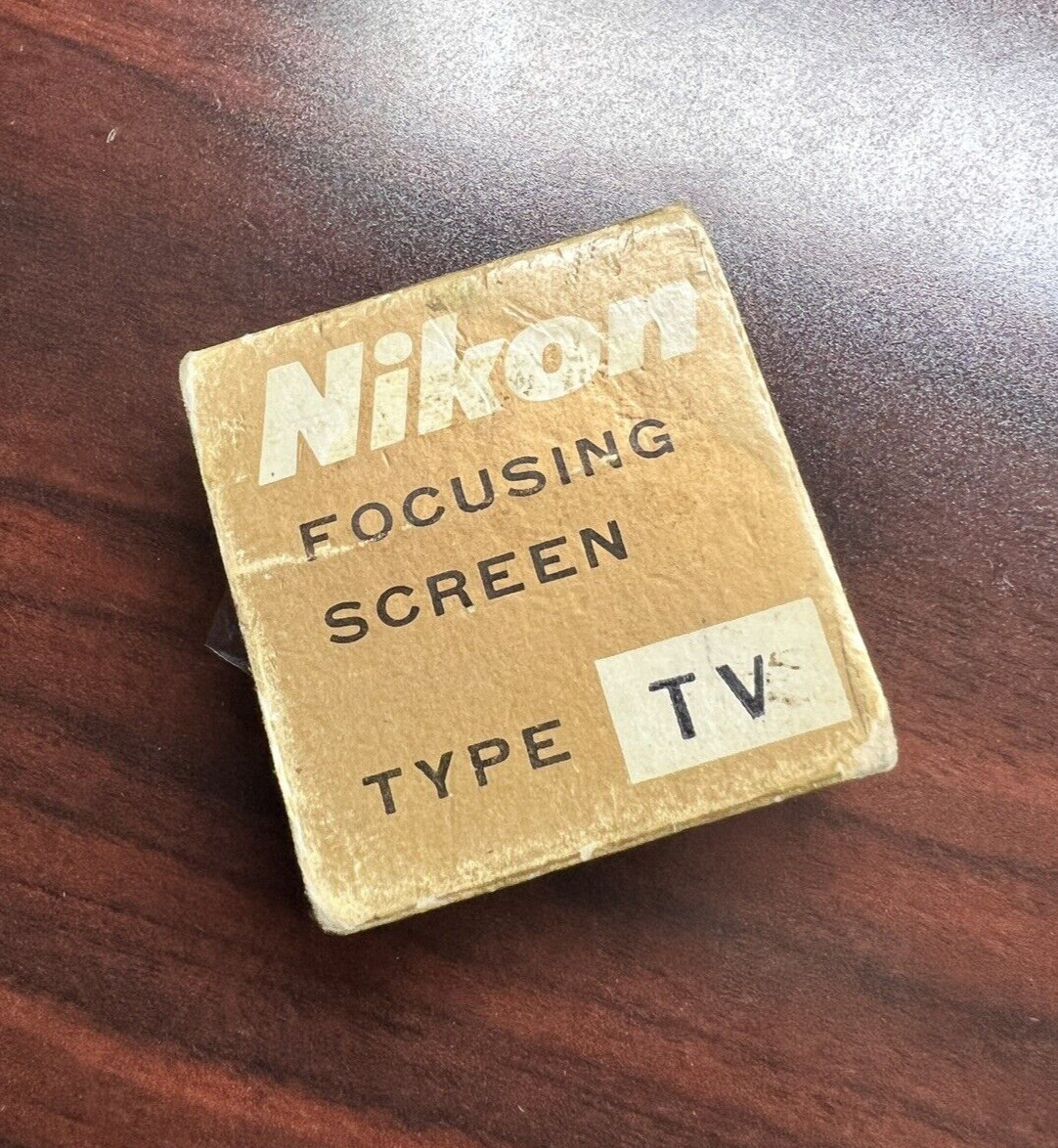 Genuine Nikon Focusing Screen Nikon Type TV / T Japan w/ Box, And Case