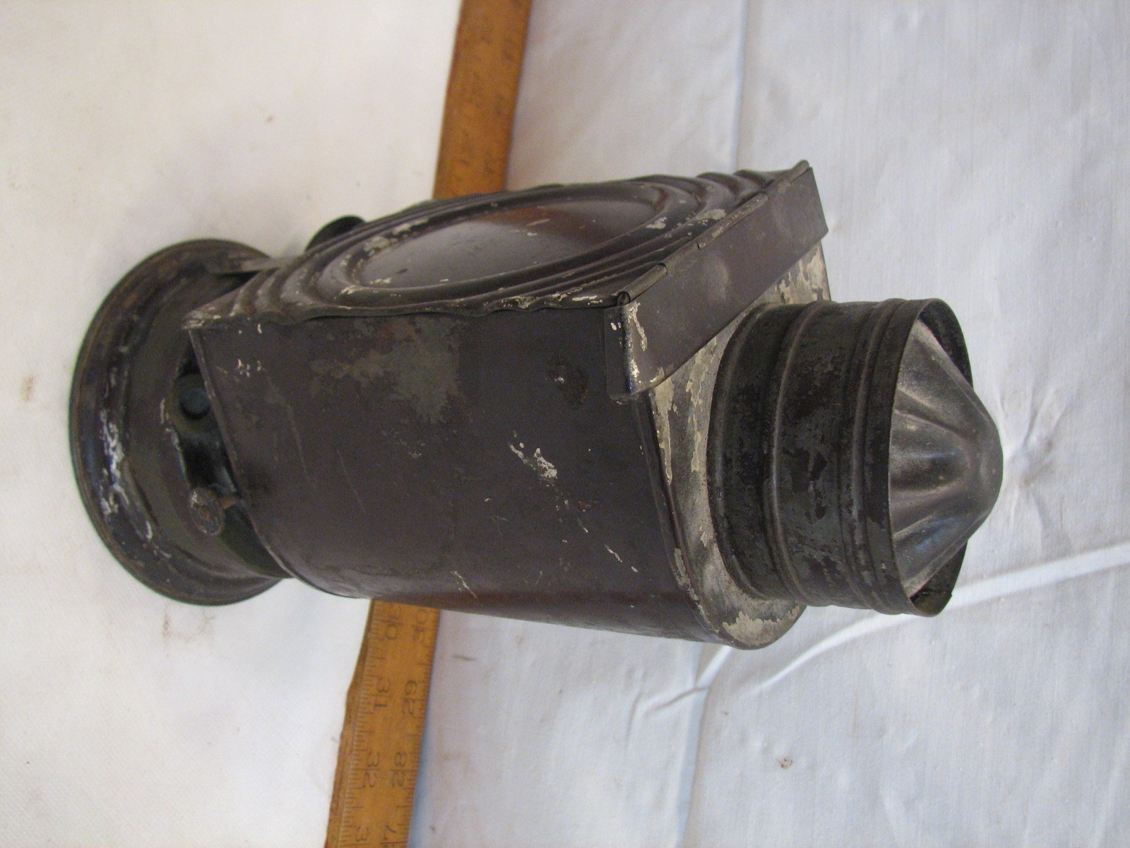 Vintage Dry Plate Lantern Dark Room Safe Light TinLamp Darkroom W.V & B