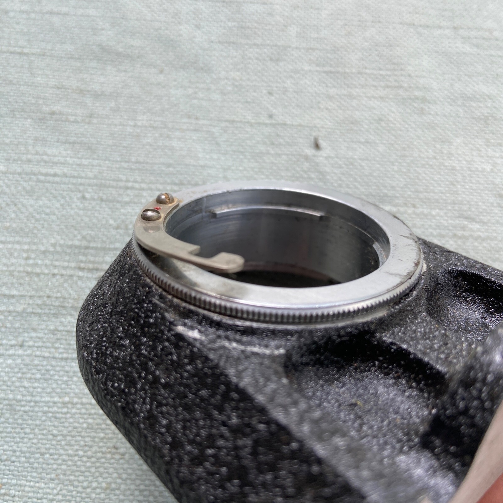 Vintage Camera Parts Zeiss Ikon Germany Adapter Lint Blower Ever KO 35mm Metal