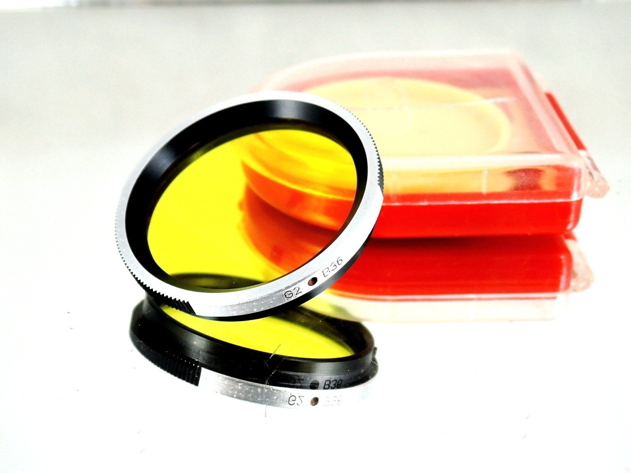 Flexaret MEOPTA G2 B36 Color Filter Czechoslovakia Genuine Accessories Bayonet