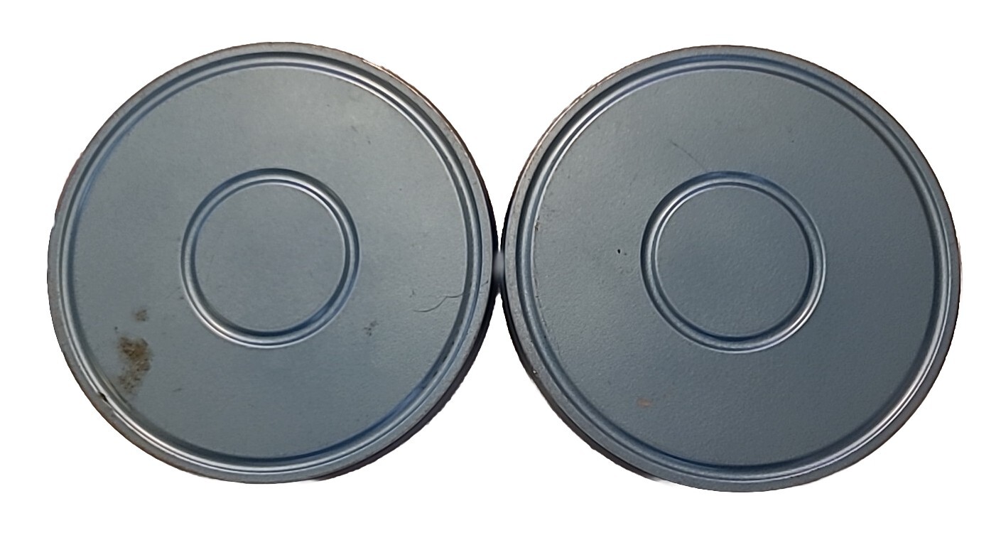 Lot Of 2 -Zayre’s Dept. Store 8MM Empty Film Reel & Metal Canister – From 1960’s