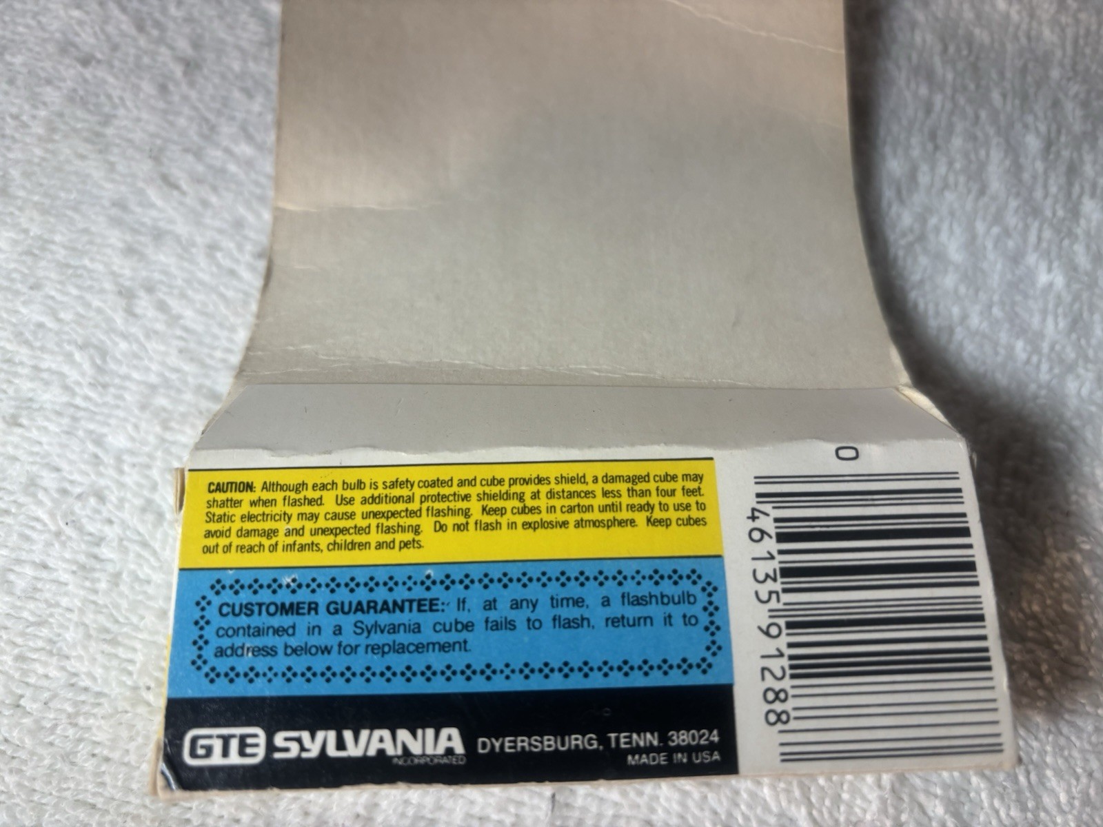 Sylvania Blue Dot Photo Flash Bulbs 3 Pack 12 Flashes Brand New In Box