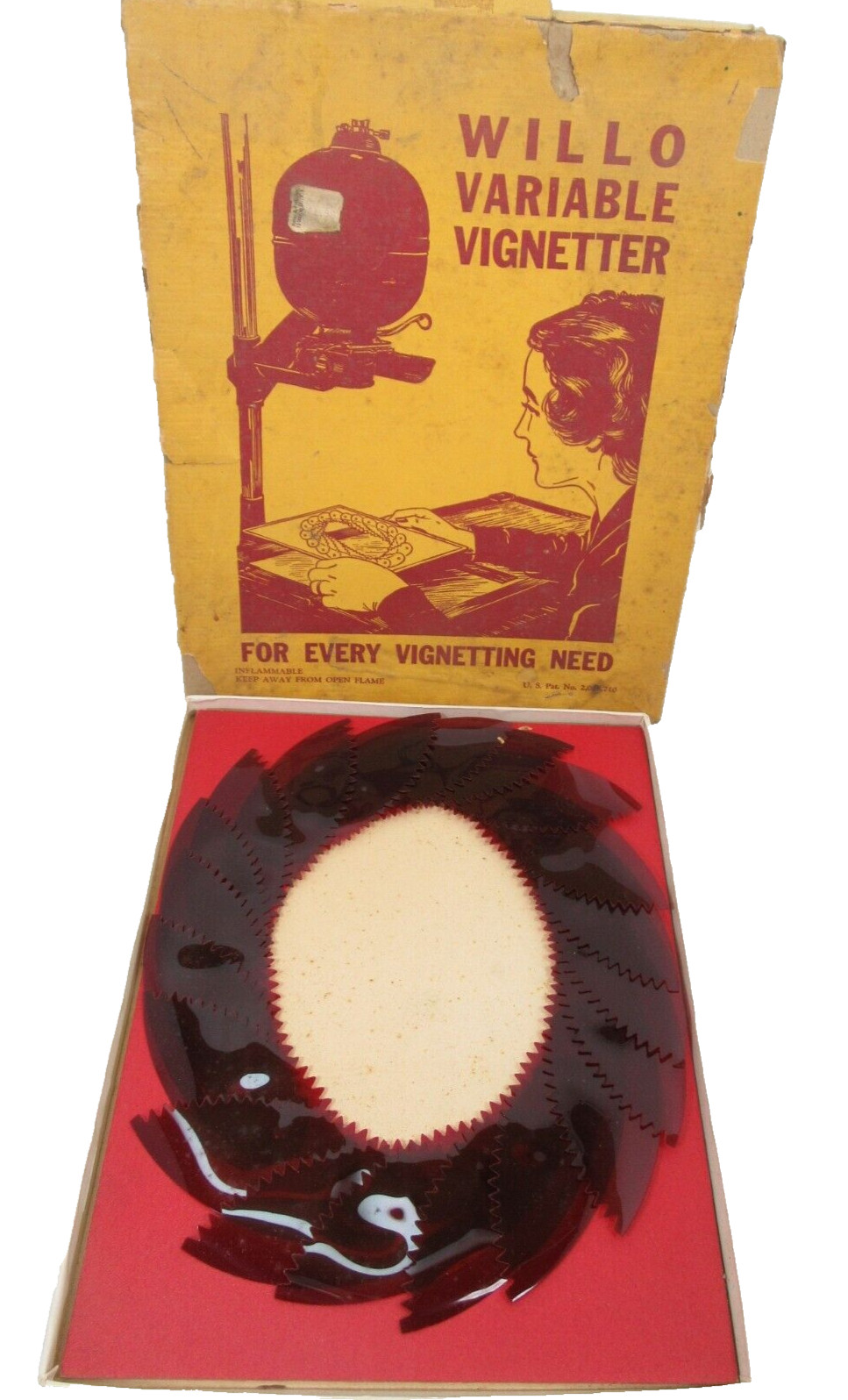 Willo Variable Vignetter Photography Filter for Camera in Box Vintage