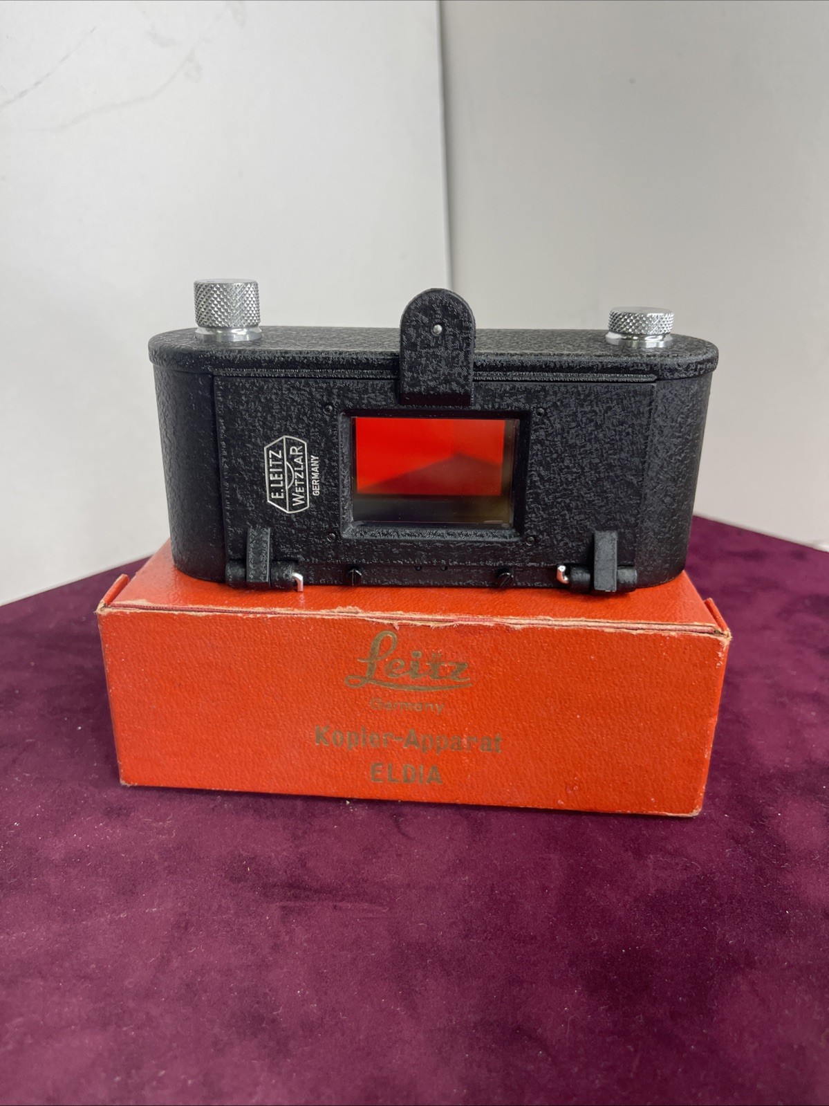 ✅ LEICA, LEITZ CONTACT PRINTER SLIDE COPIER ELDIA 35MM ADAPTER TRANSPARENTS