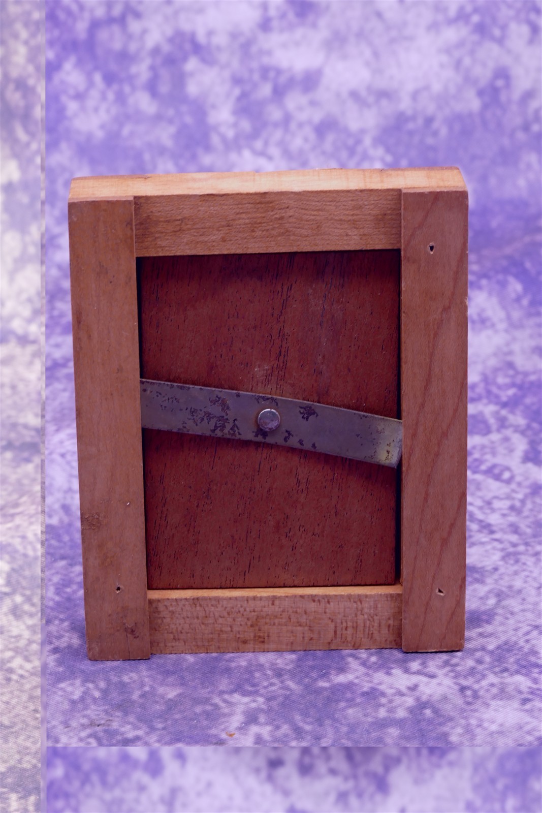 Vintage Wooden Unbranded 2.5 X 3.5 Inches Contact Print Frame w/ Glass