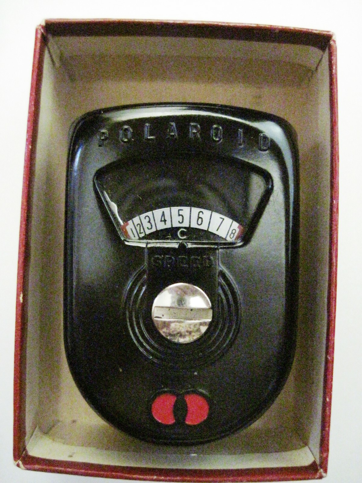 Vintage “Polaroid” Close-up Lens Kit 540 Box Only W/Exposure Meter *