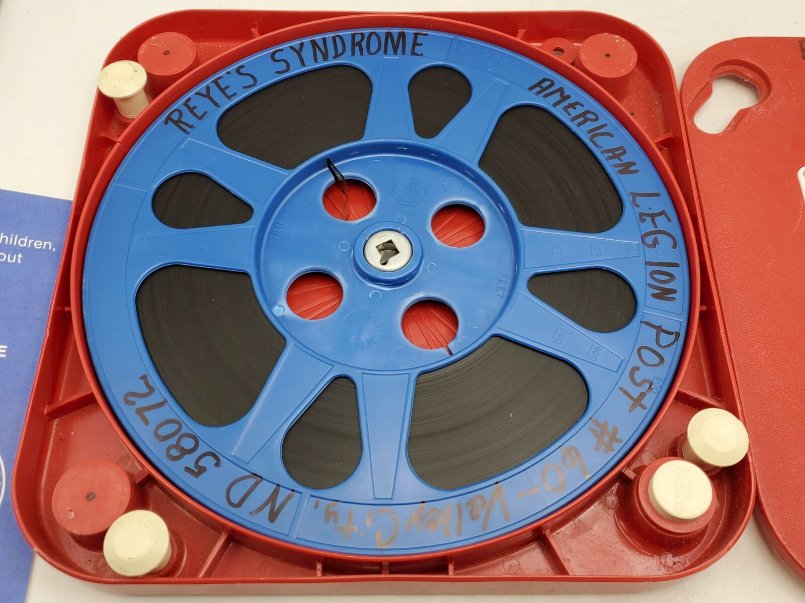 Vintage 16mm Reel Films Reye’s w/ Goldberg Bros Plio Magic Shipping Plastic Box