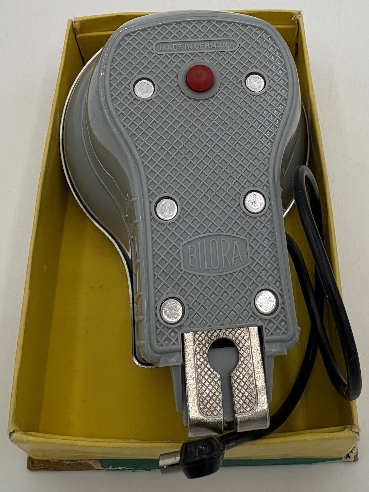Vintage Germany Bilora Light Bulb Case Cord Film Photography