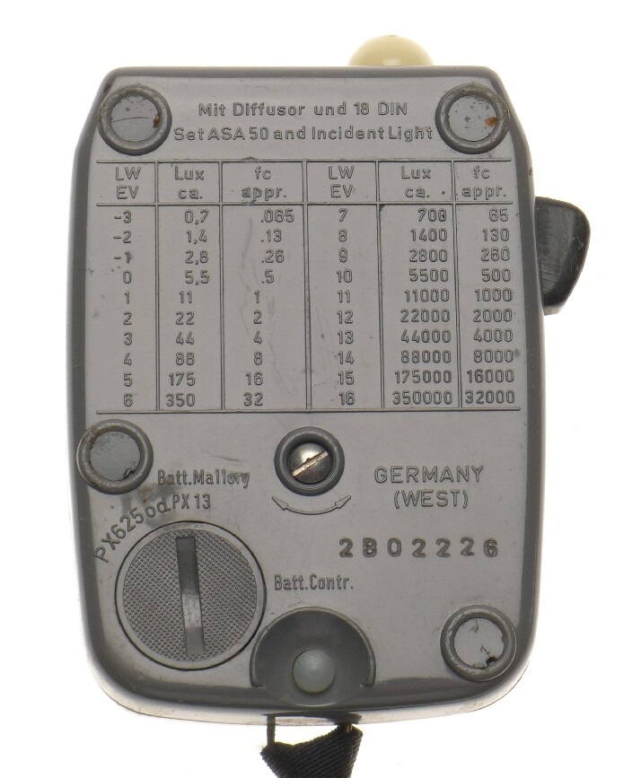 Gossen Sixtar cds exposure meter cinematography original leather pouch untested