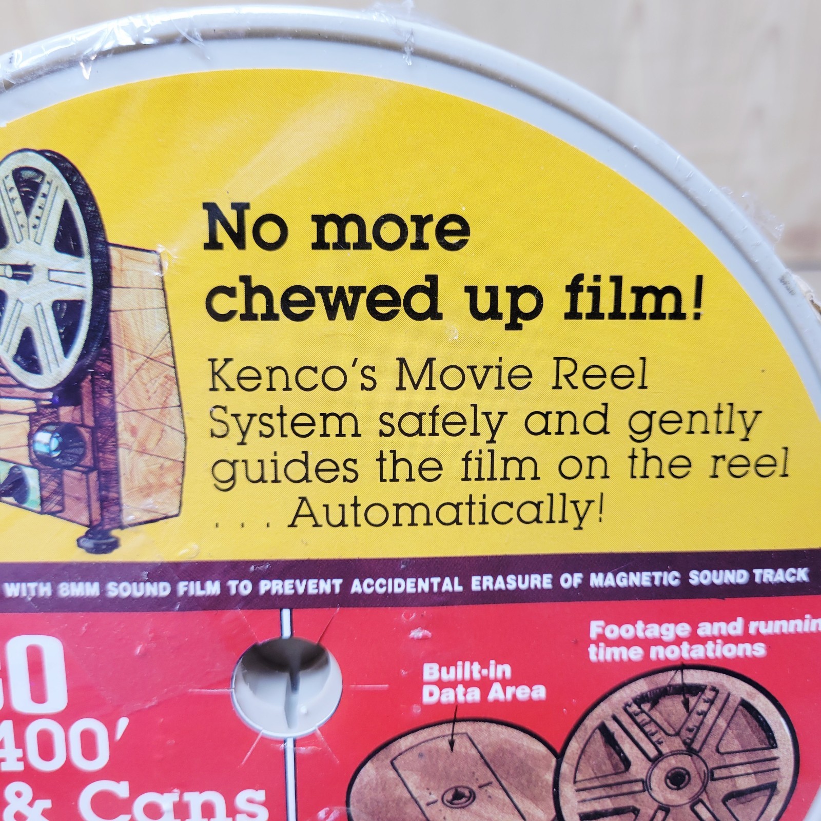 Pack of 3 Kenco Plastic 7″ 400′ 8mm Movie Film Reels NEW OLD STOCK