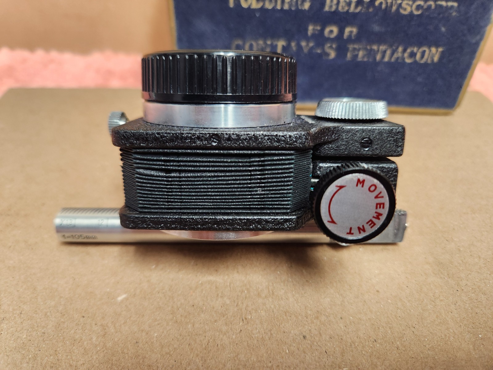 Kopil Folding Bellowscope for Contax-S Pentagon Camera w/ Original Box ESTATE