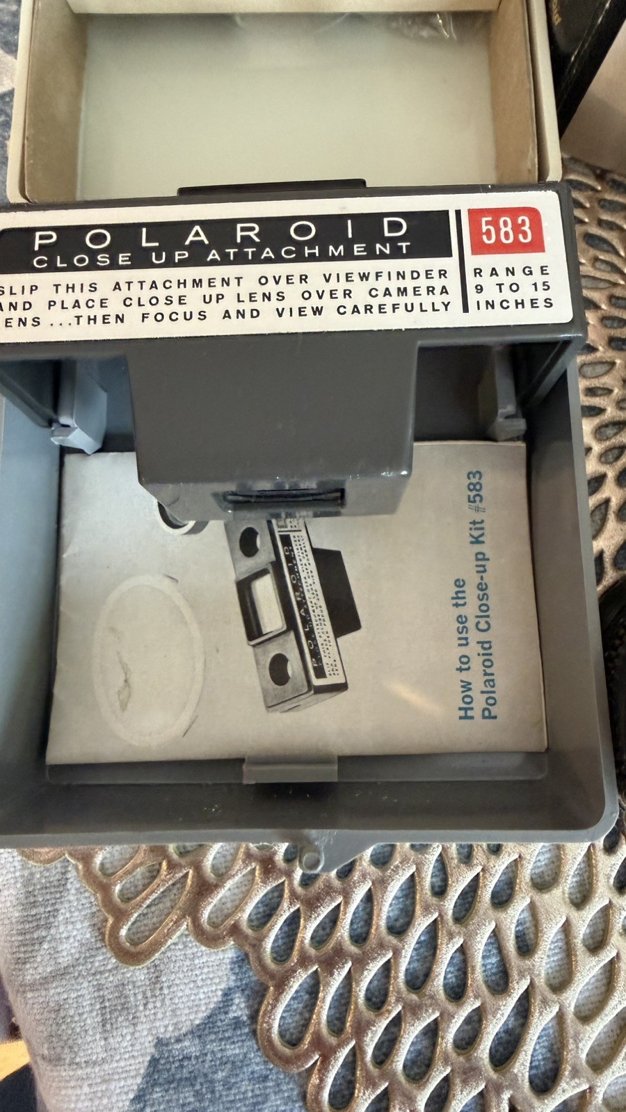 Vintage Polaroid Close-up Kit #583 and Kaligar Lens Telephoto