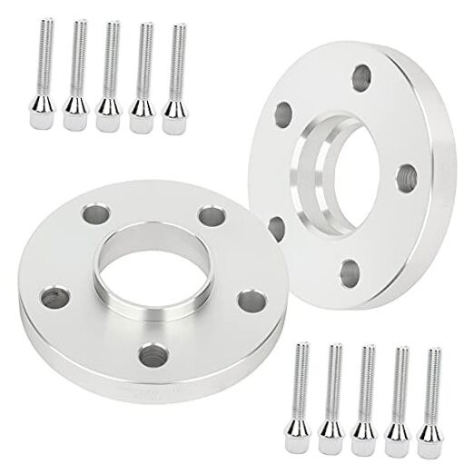 2 pcs 5LUG 20mm Wheel Spacers Adapters 5×100/5×112 with 12×1.5 Studs 66.6CB
