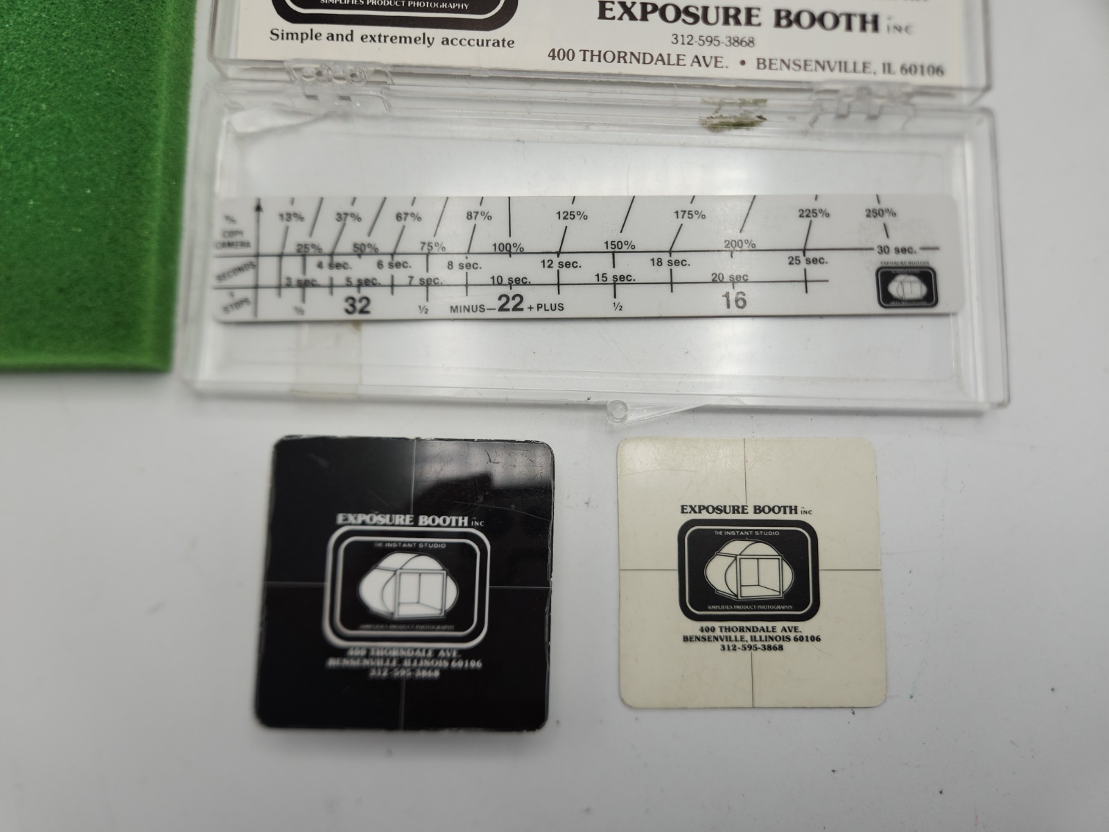 E-Z View Exposure Booths Bellows Factor Angle Finder Kit for Large/Medium Format